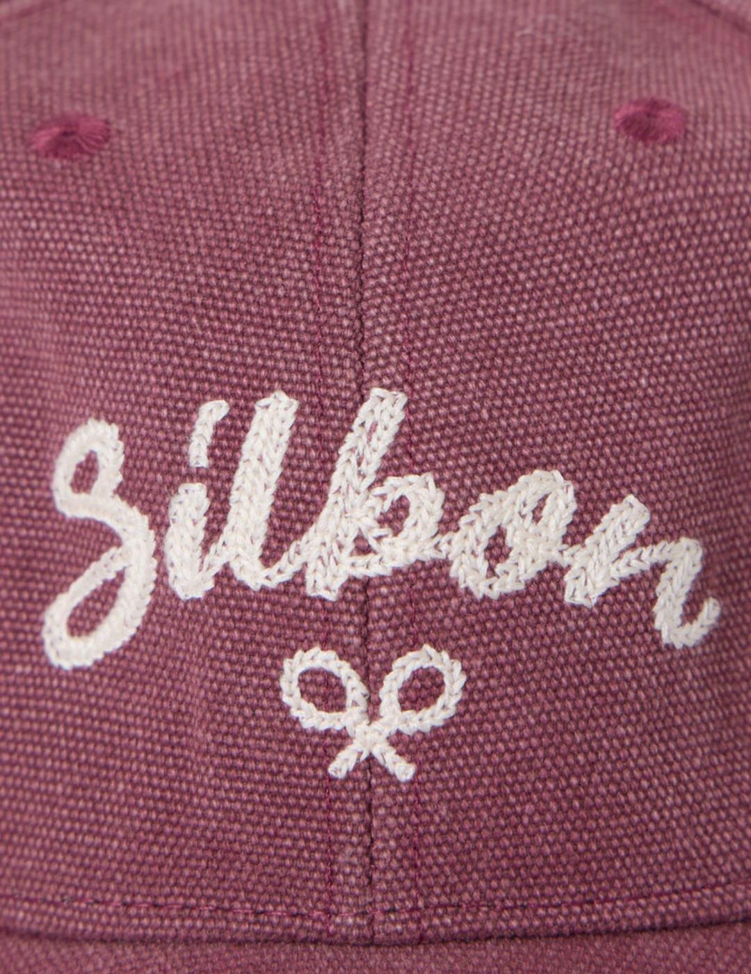 SILBON GORRA BURDEOS DESGASTADA