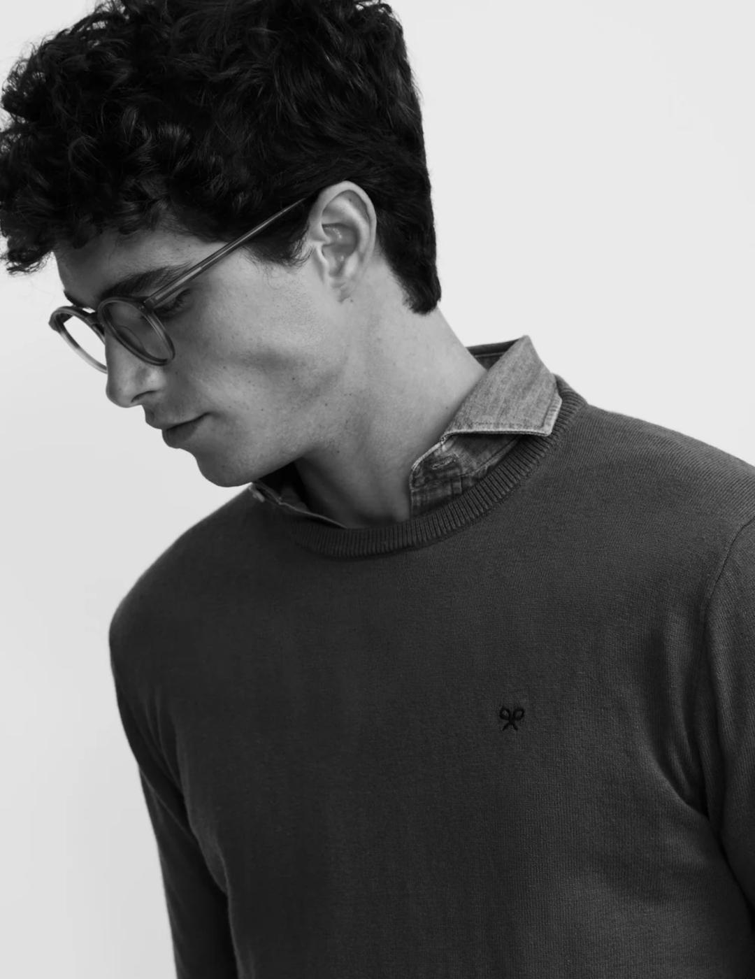 SILBON JERSEY VERDE CUELLO REDONDO