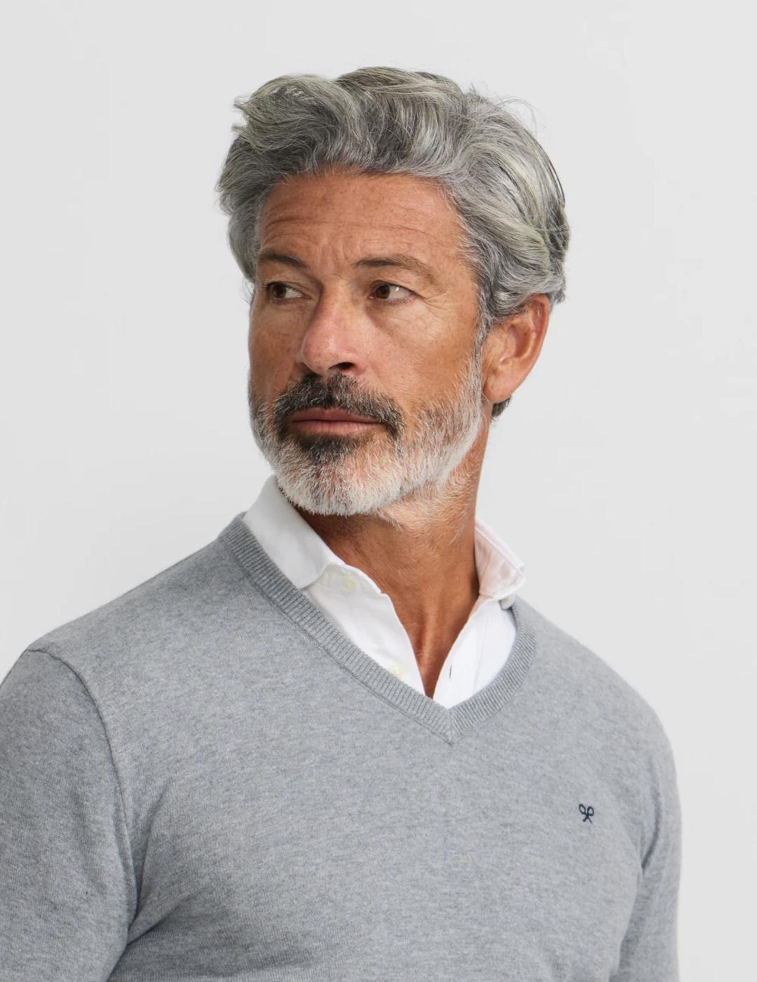 SILBON JERSEY GRIS PICO