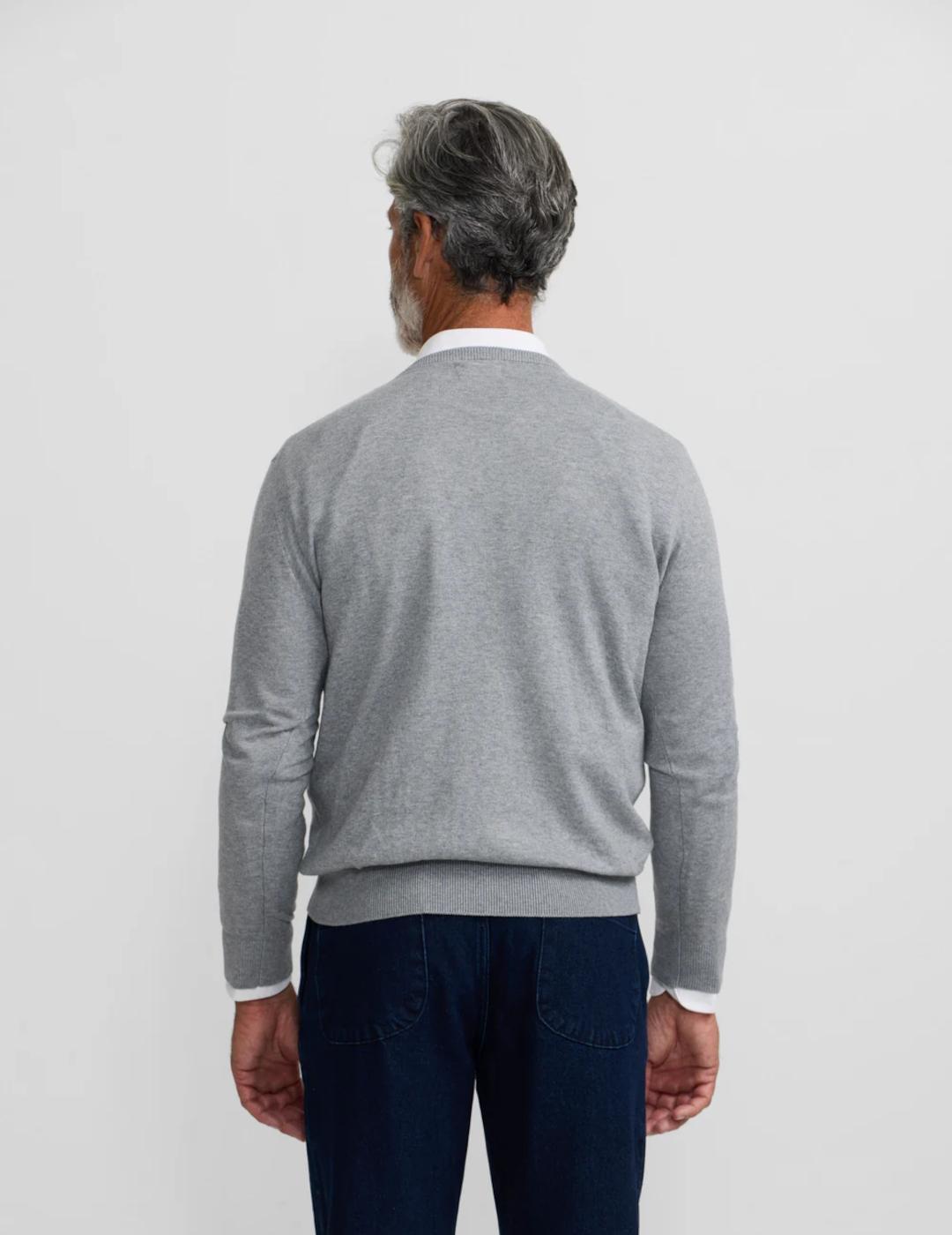 SILBON JERSEY GRIS PICO