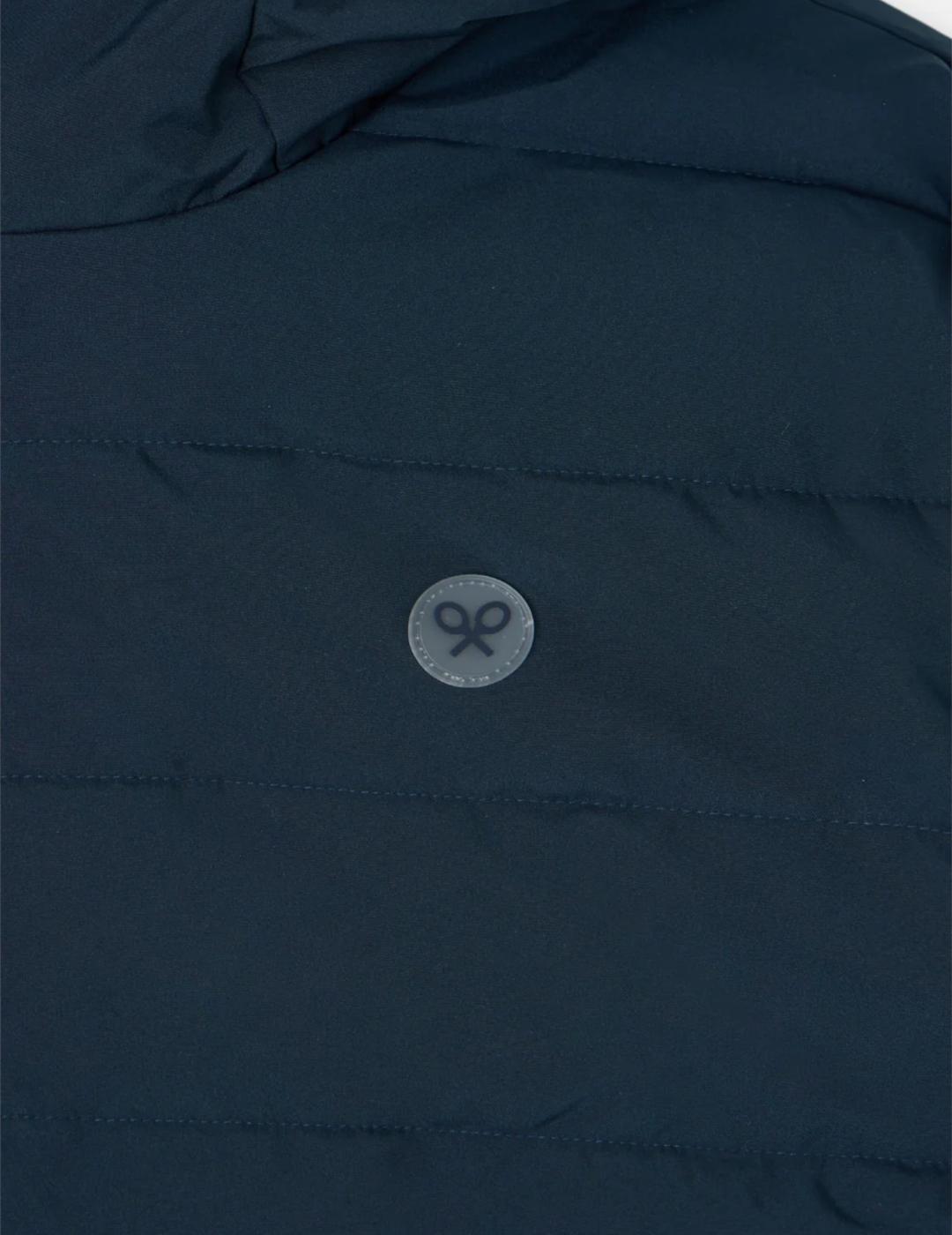 SILBON ABRIGO GRIS MARINO REVERSIBLE