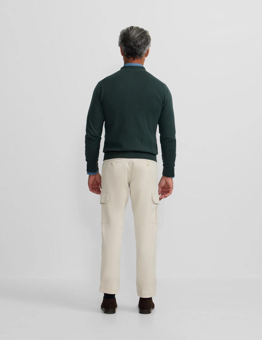 SILBON CARDIGAN VERDE OSCURO