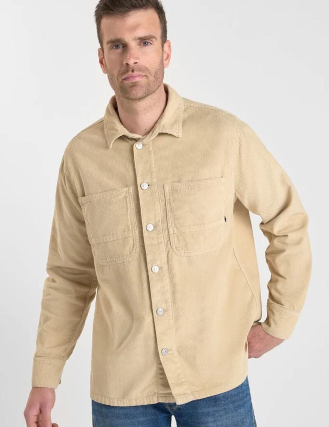 LE TEMPS CAMISA PANA BEIGE