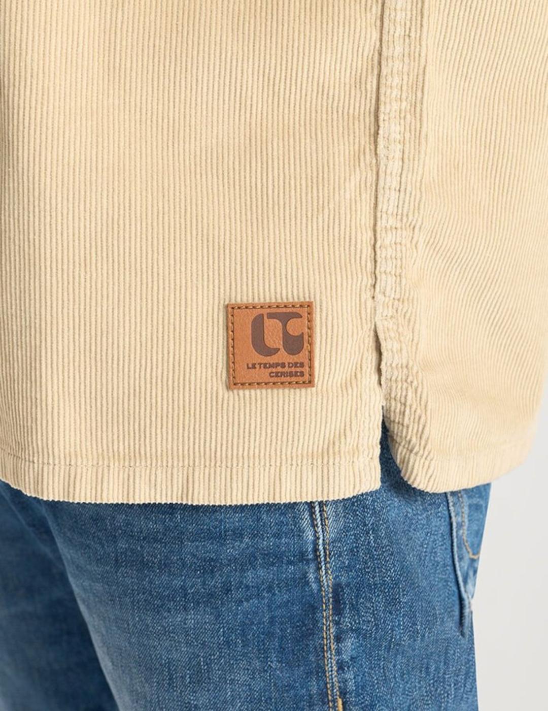 LE TEMPS CAMISA PANA BEIGE