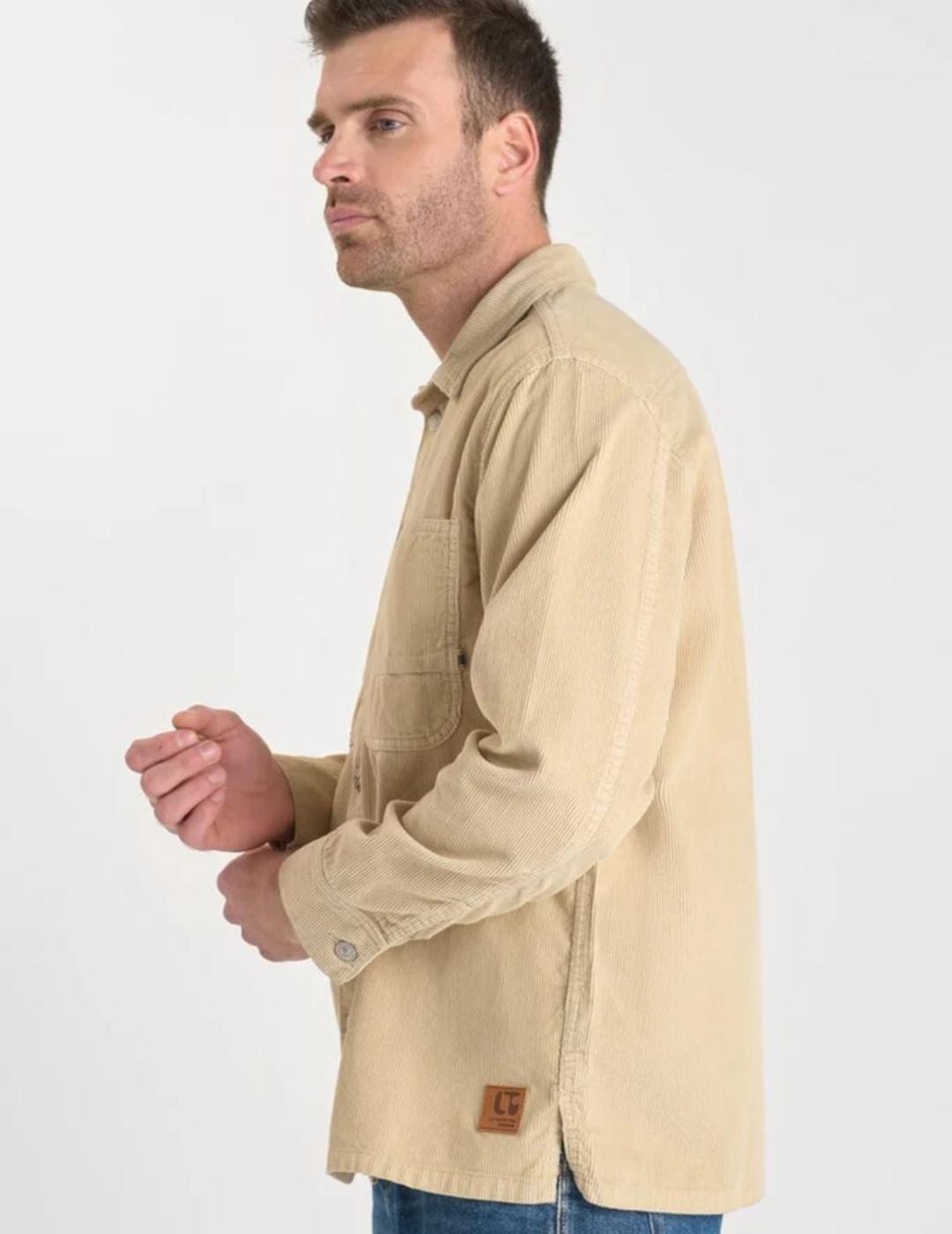 LE TEMPS CAMISA PANA BEIGE