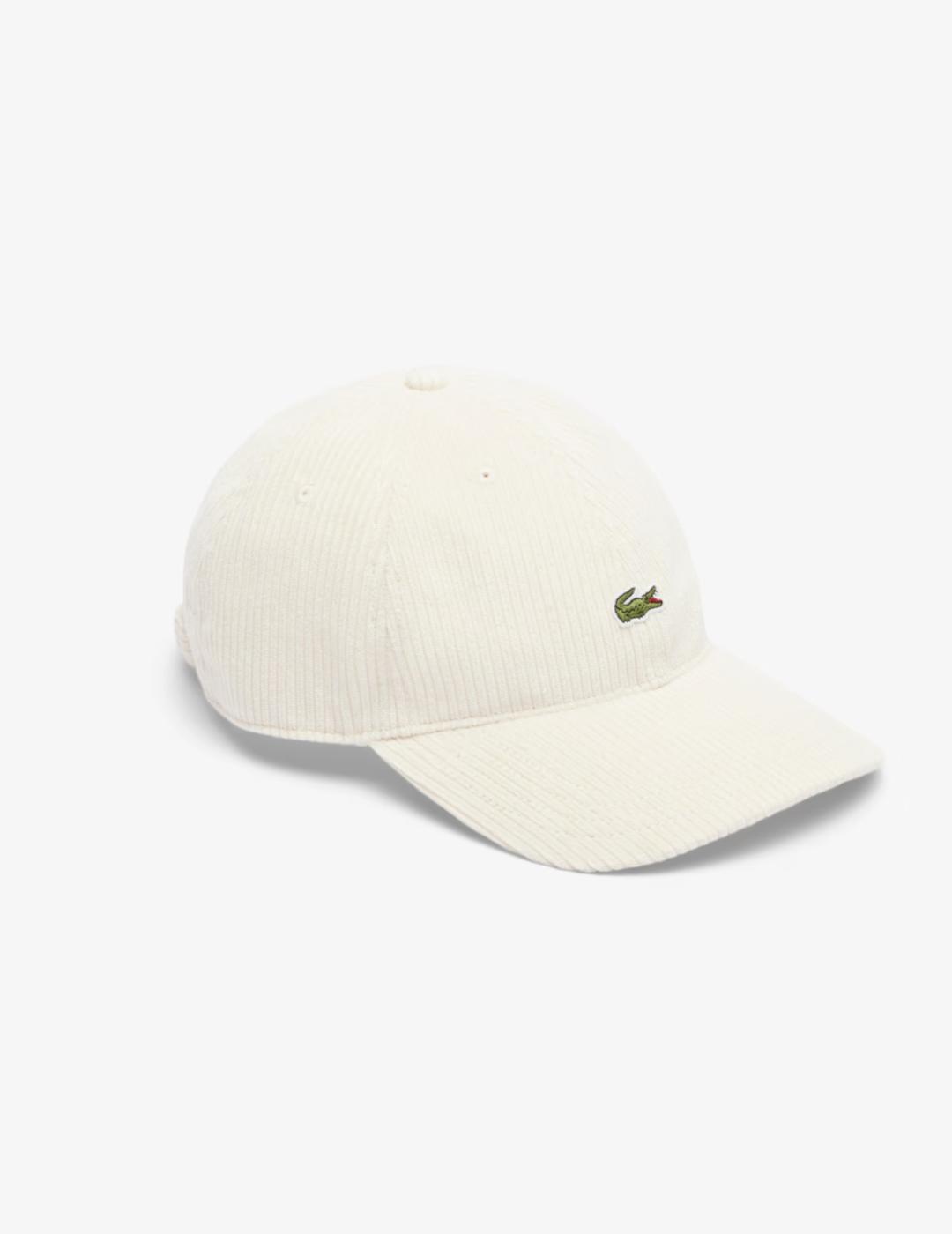LACOSTE GORRA BEIGE PANA