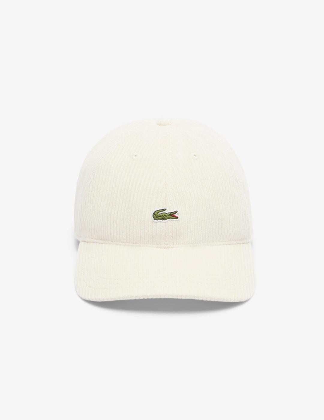 LACOSTE GORRA BEIGE PANA