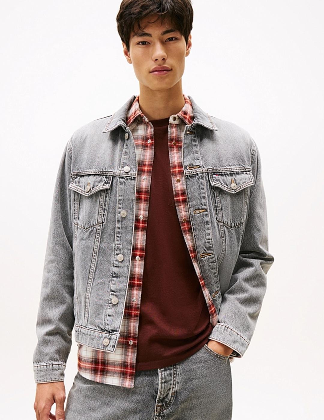 TOMMY CAZADORA DENIM GRIS RYAN