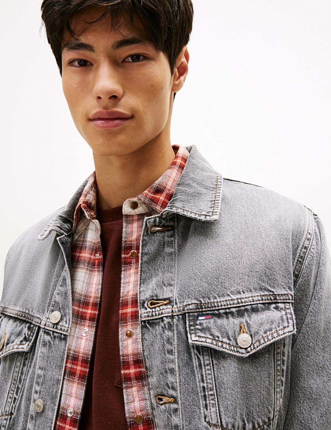 TOMMY CAZADORA DENIM GRIS RYAN