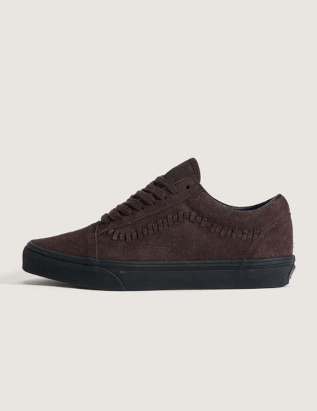VANS OLD SKOOL CRAFTED STRIPE BROWN BLACK