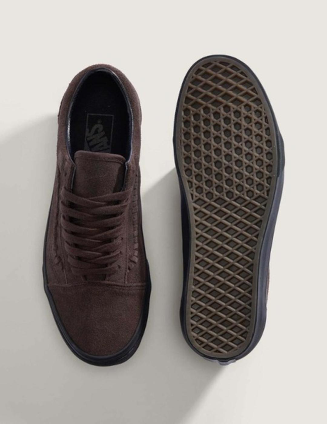 VANS OLD SKOOL CRAFTED STRIPE BROWN BLACK