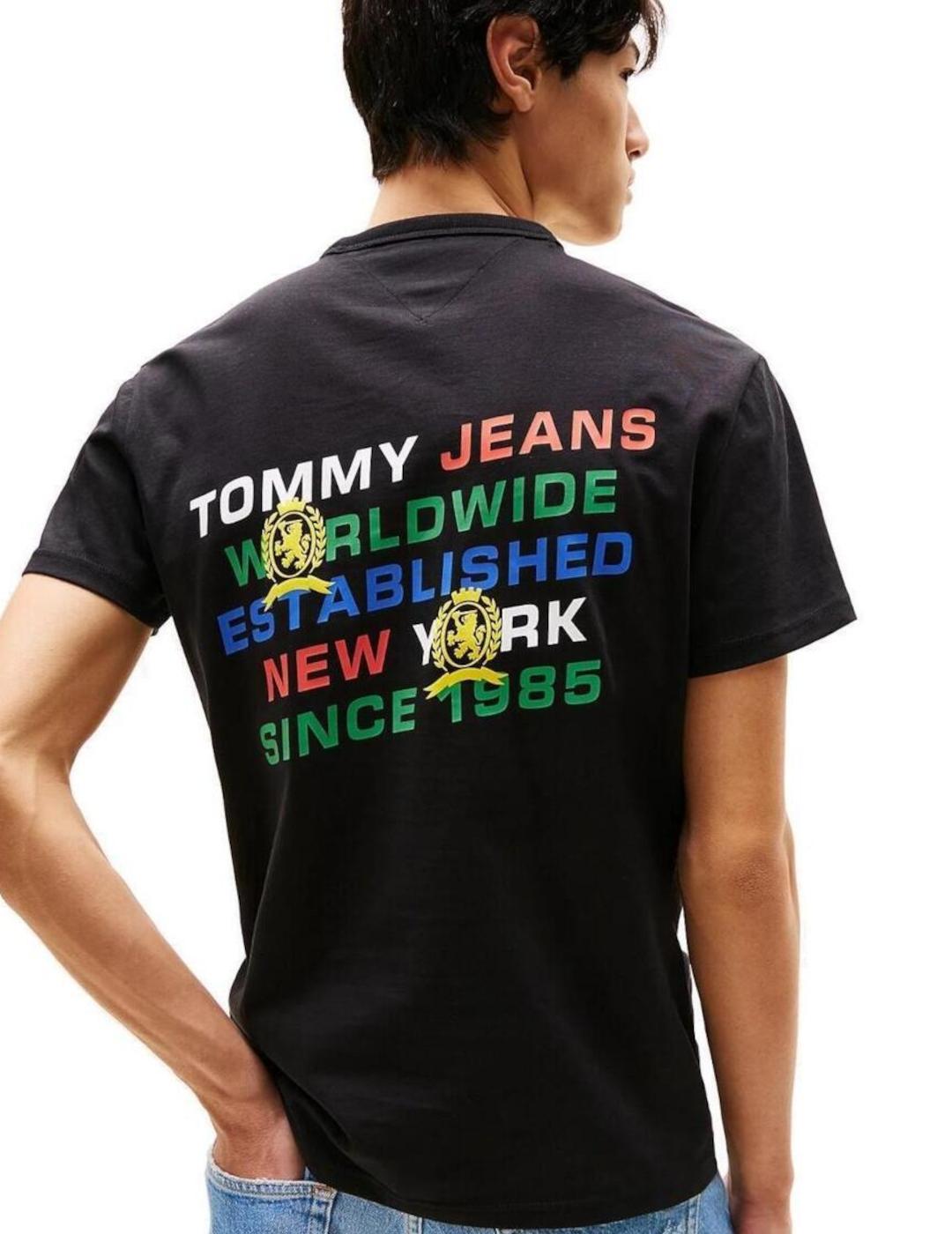 TOMMY CAMISETA NEGRA PHOTO REG
