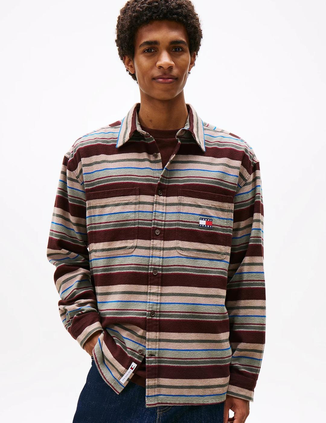 TOMMY CAMISA CUADROS OVER