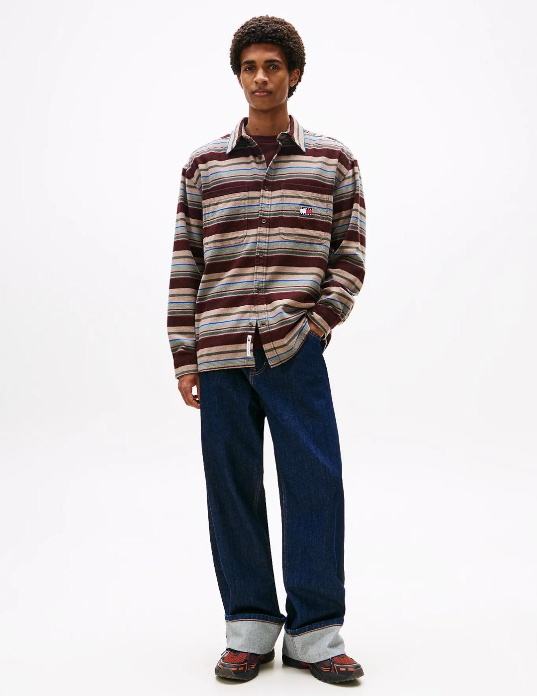 TOMMY CAMISA CUADROS OVER