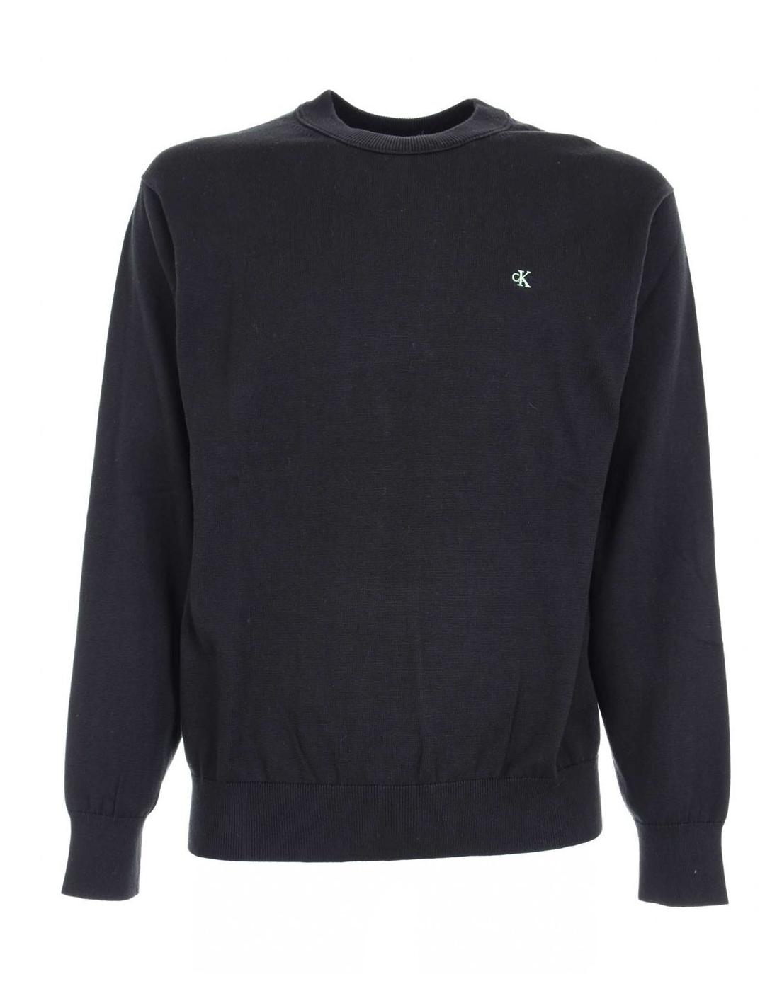 CALVIN KLEIN JERSEY NEGRO RELAXED