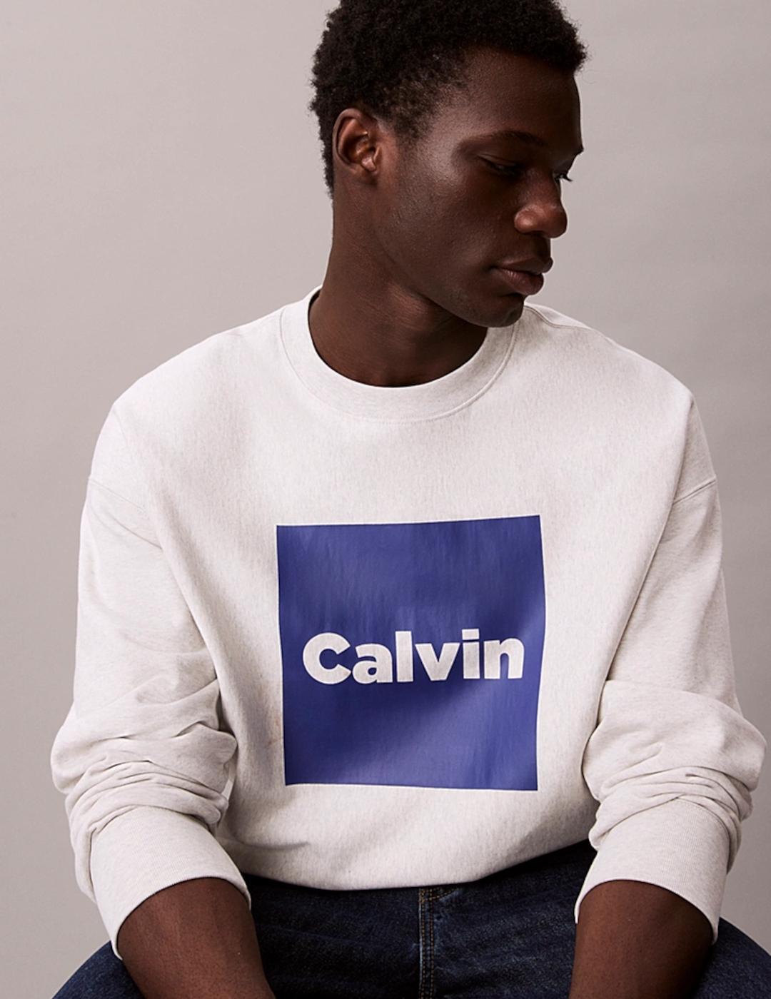 CALVIN KLEIN SUDADERA GRIS PREMIUM