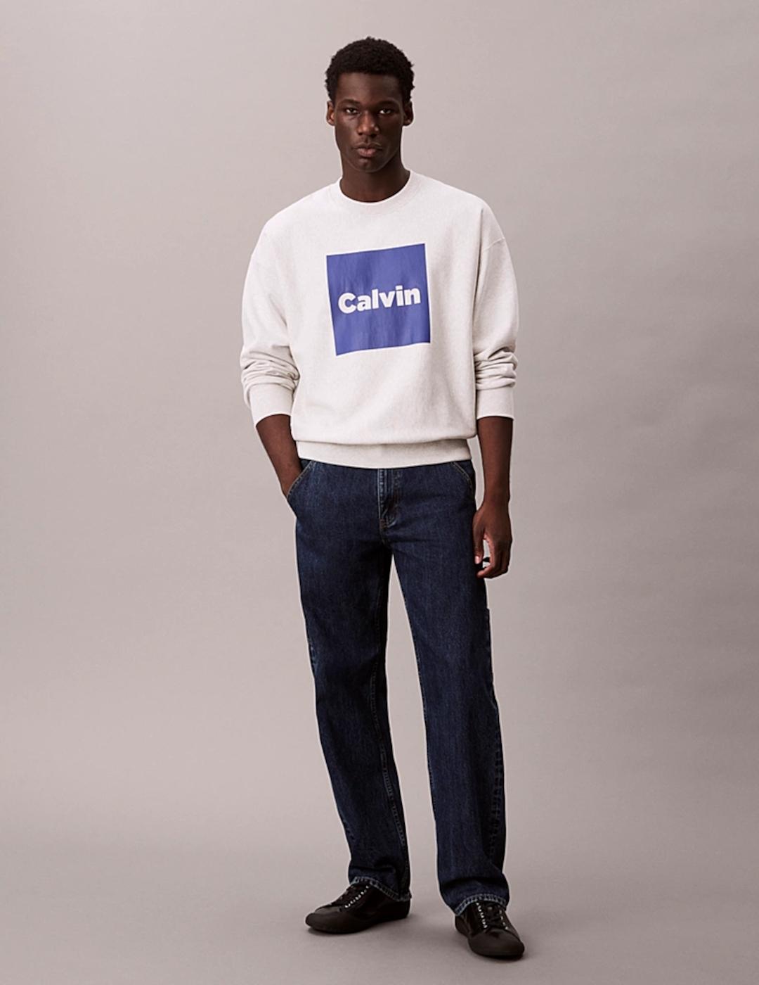 CALVIN KLEIN SUDADERA GRIS PREMIUM