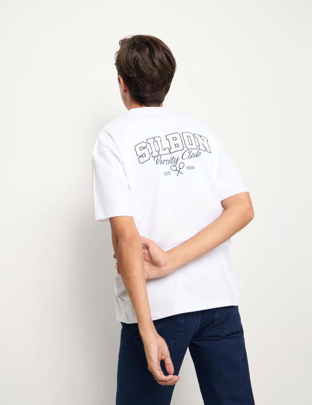 SILBON CAMISETA BLANCA COLLEGE