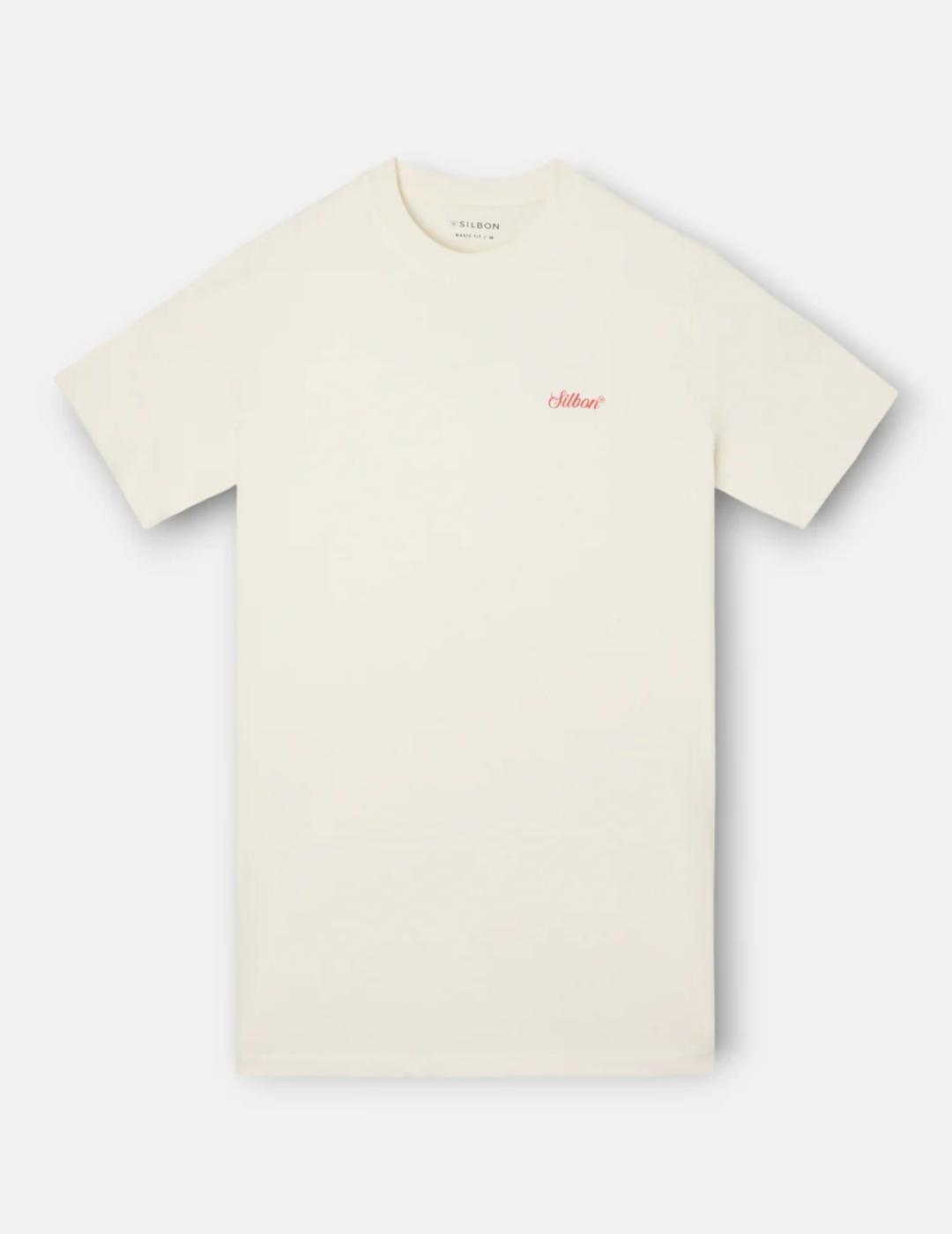 SILBON CAMISETA BEIGE SAIL CLUB