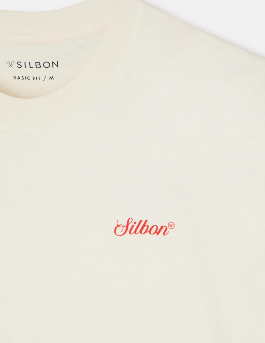 SILBON CAMISETA BEIGE SAIL CLUB