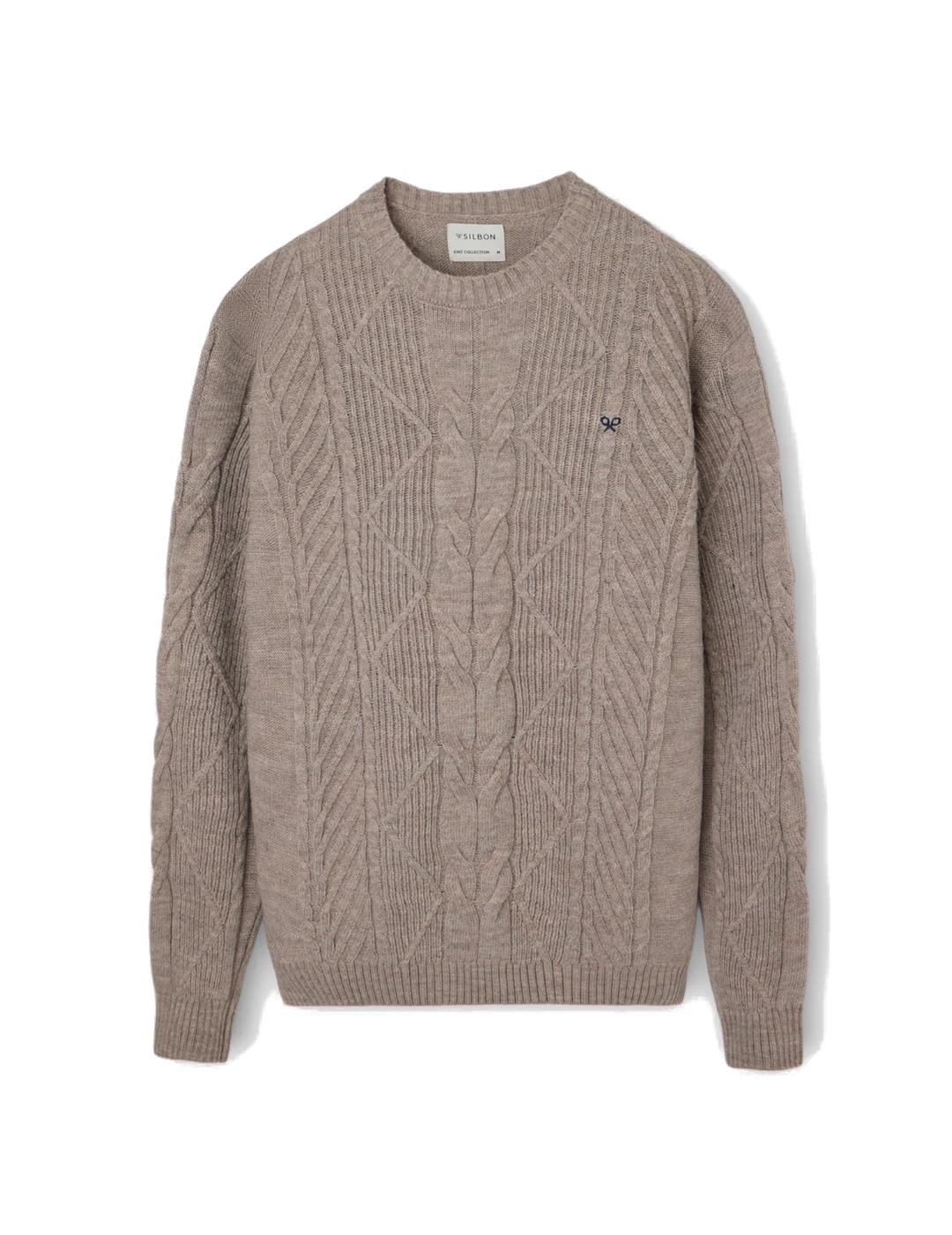 SILBON JERSEY OCHOS MARRÓN