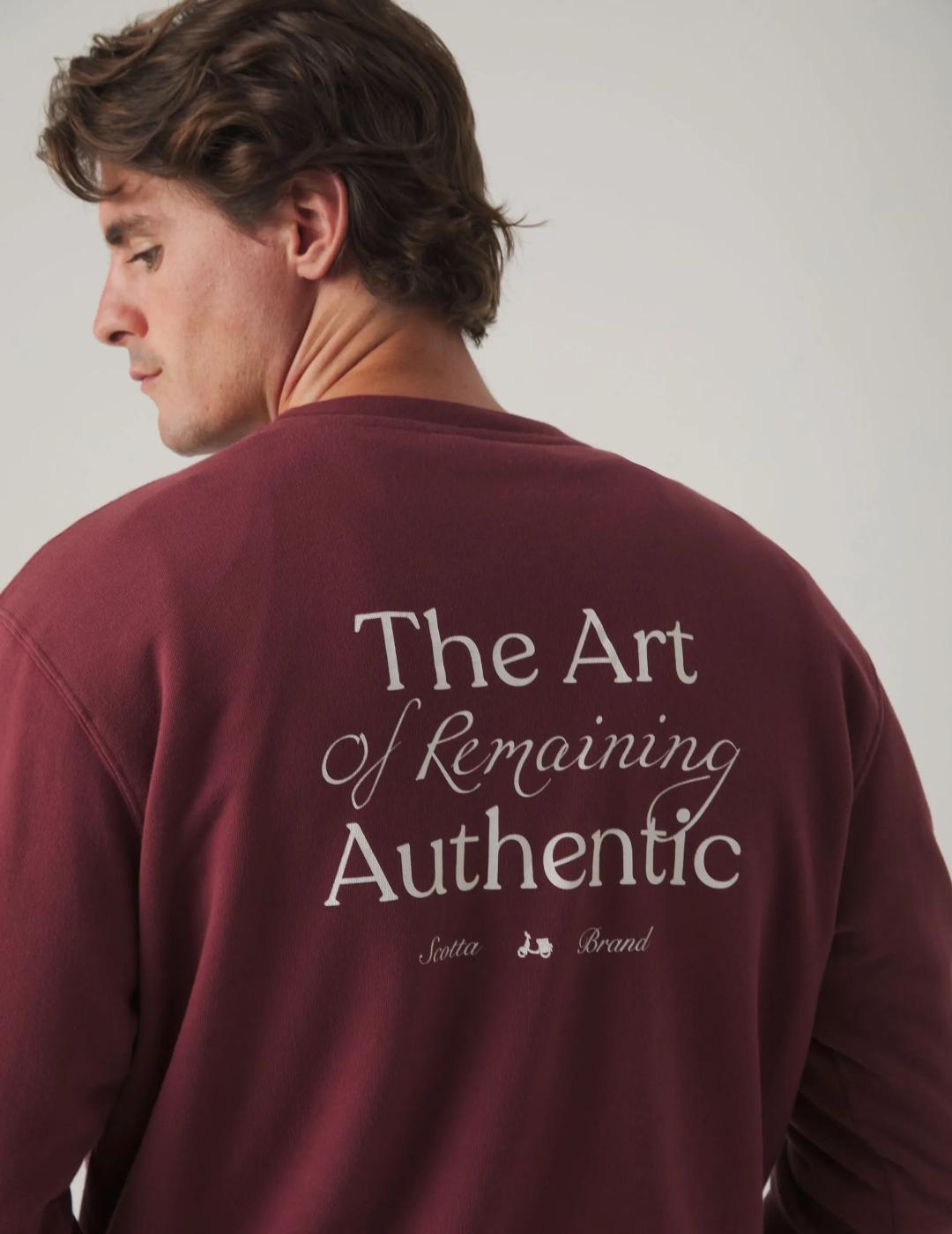 SCOTTA SUDADERA BURDEOS