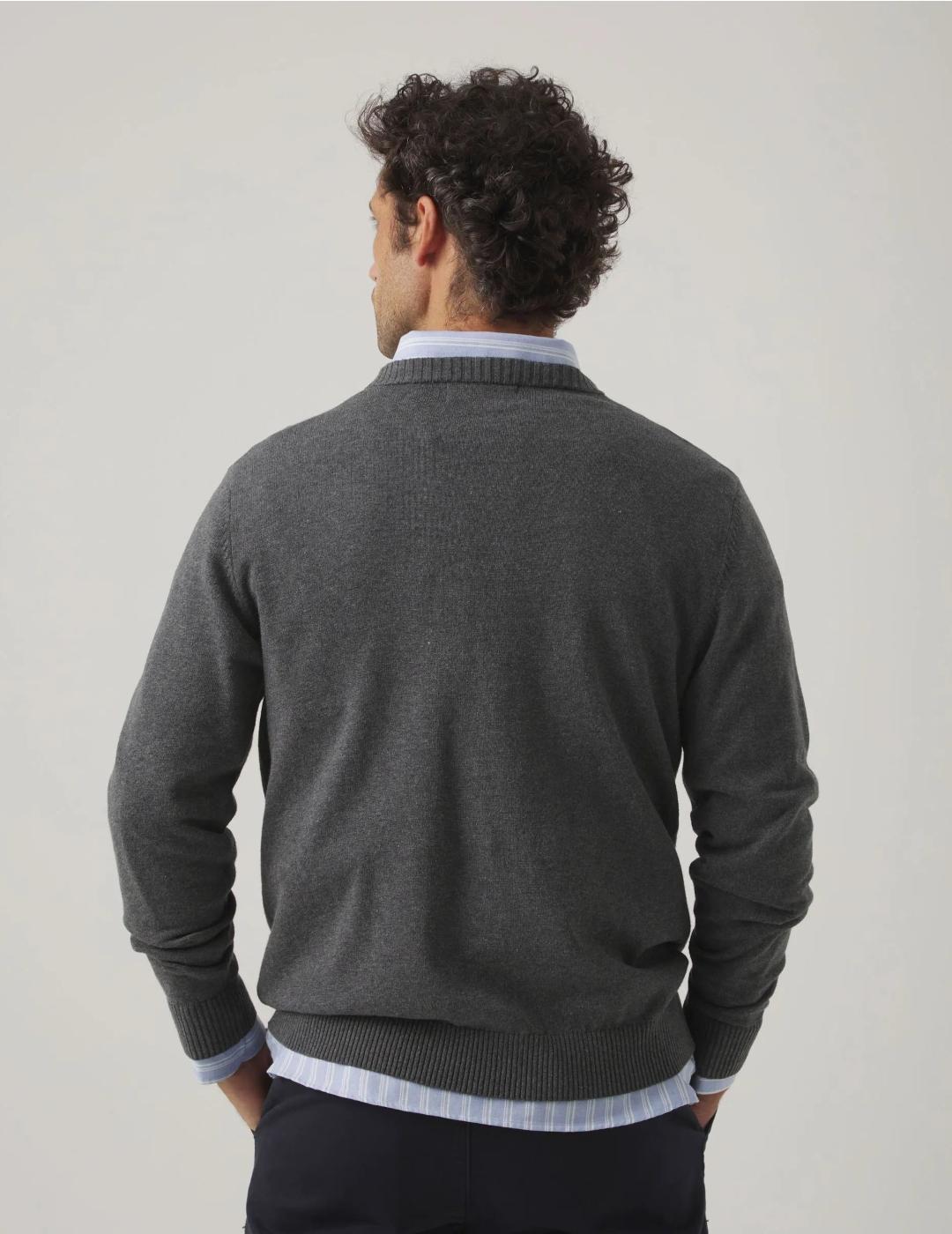 SCOTTA JERSEY GRIS MOTO