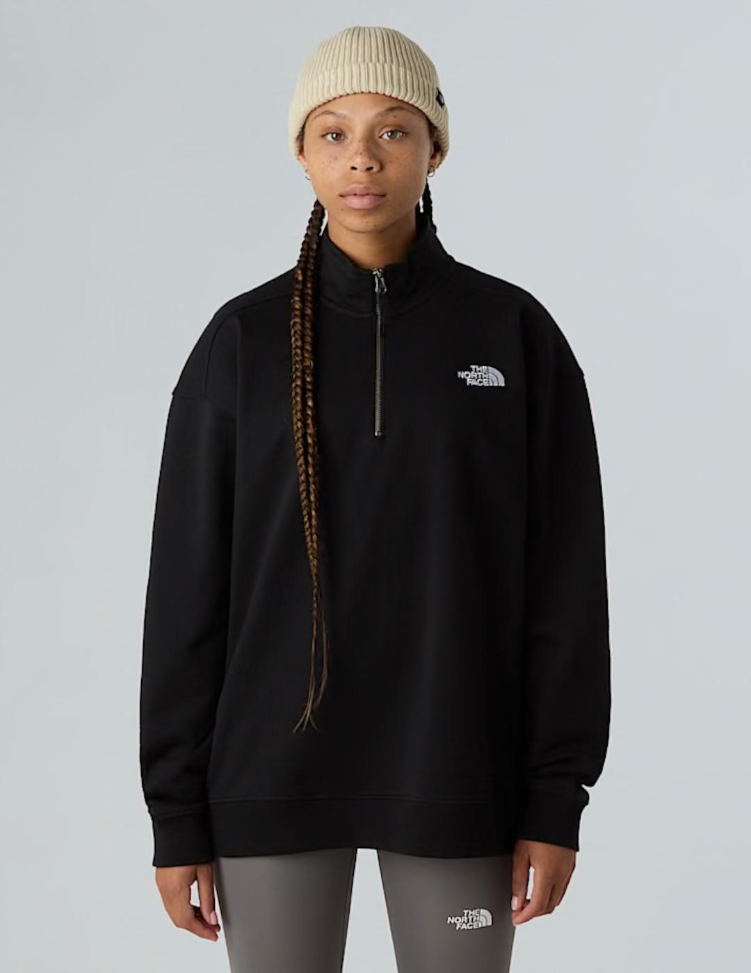 NORTH FACE POLAR NEGRO ZIP 1/4