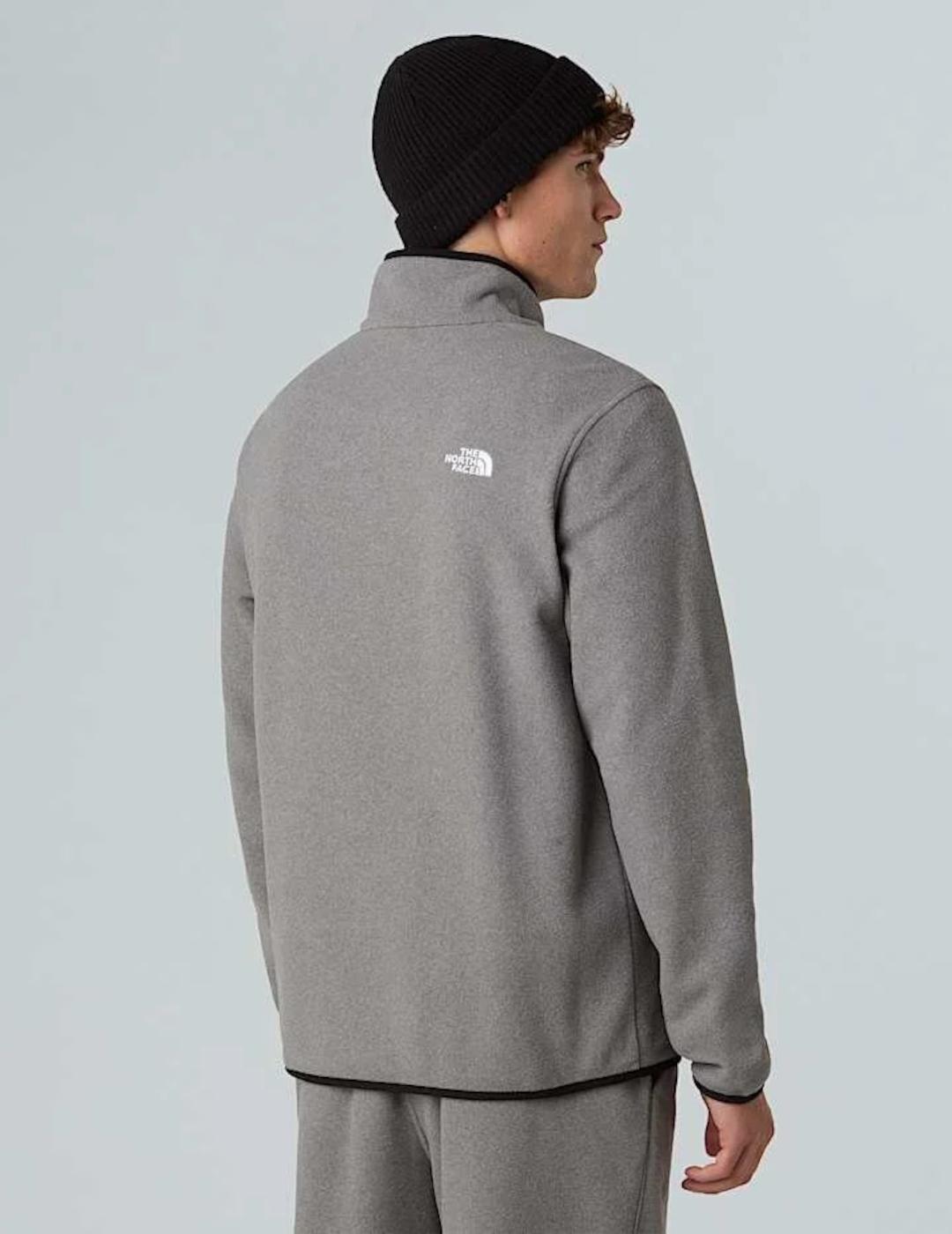 NORTH FACE POLAR GRIS ZIP 1/4