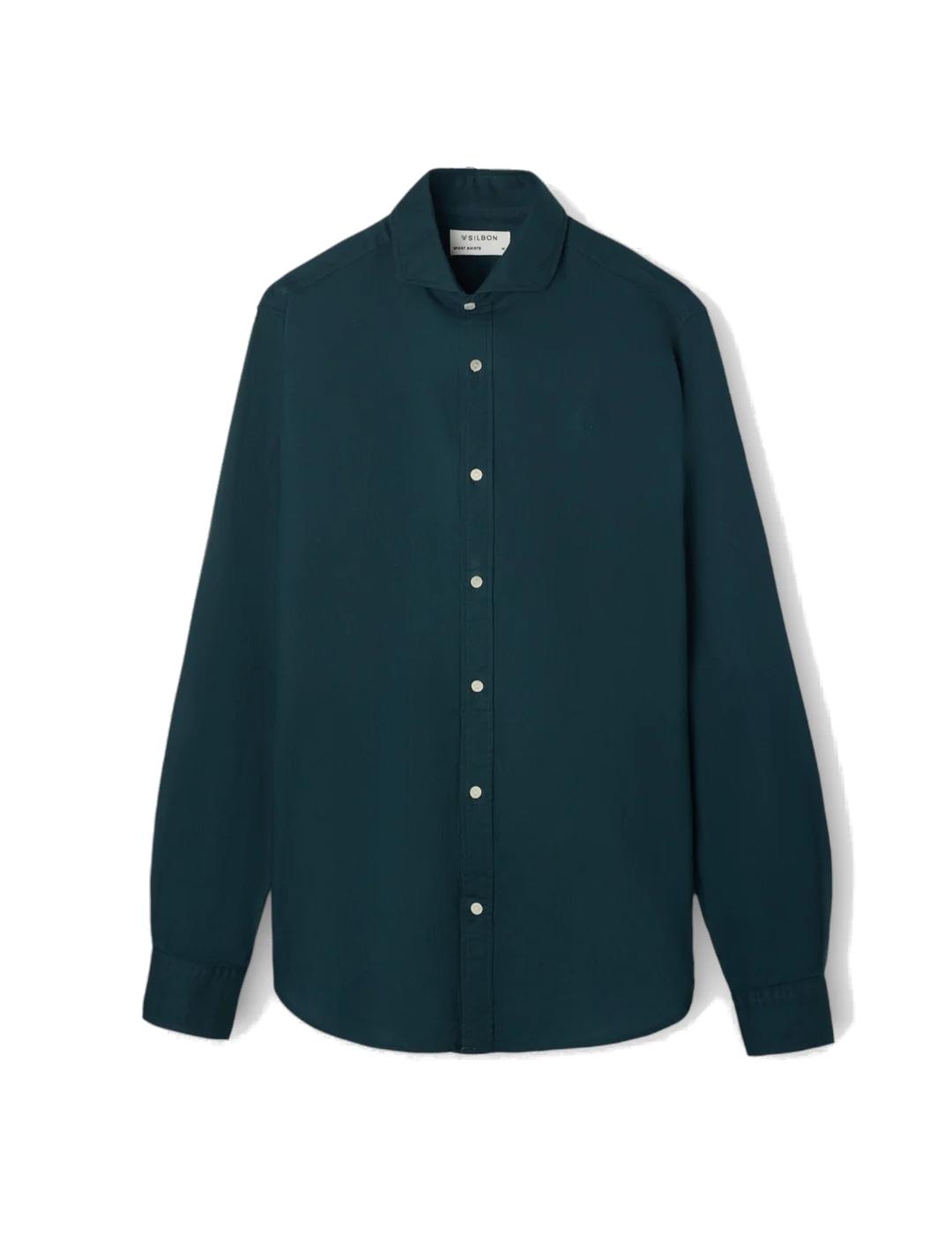 SILBON CAMISA VERDE ESPIGA