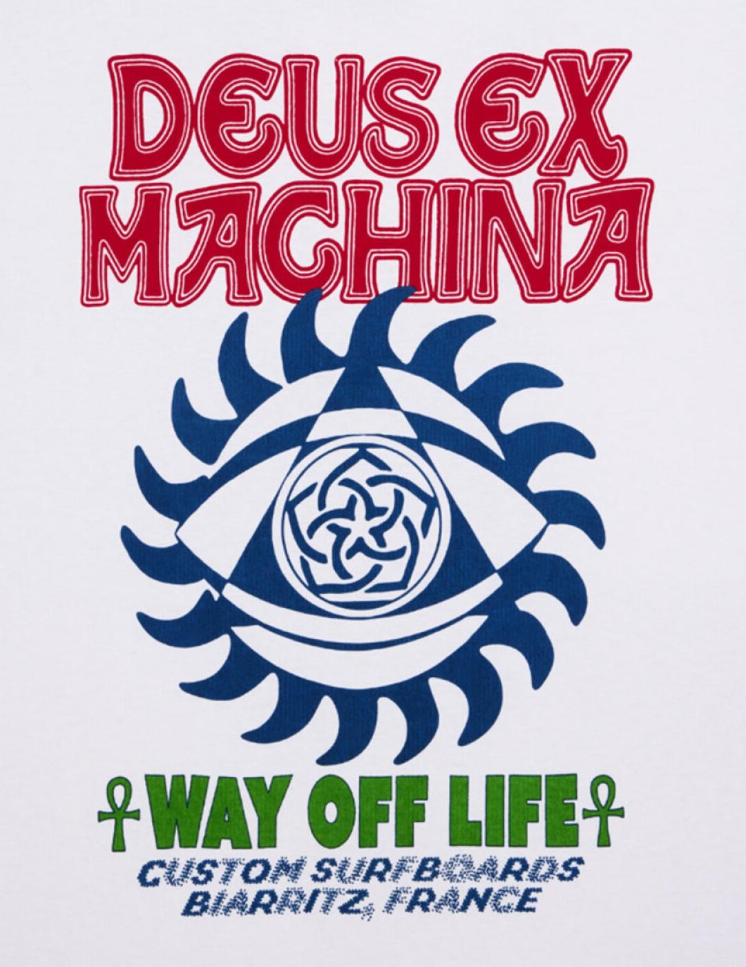 DEUS CAMISETA BLANCA CRANK