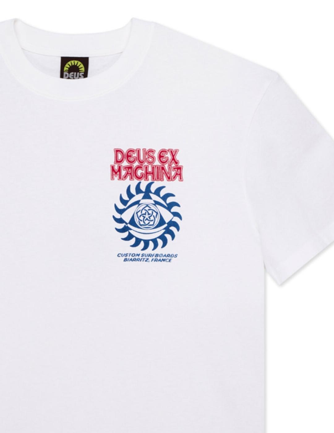 DEUS CAMISETA BLANCA CRANK
