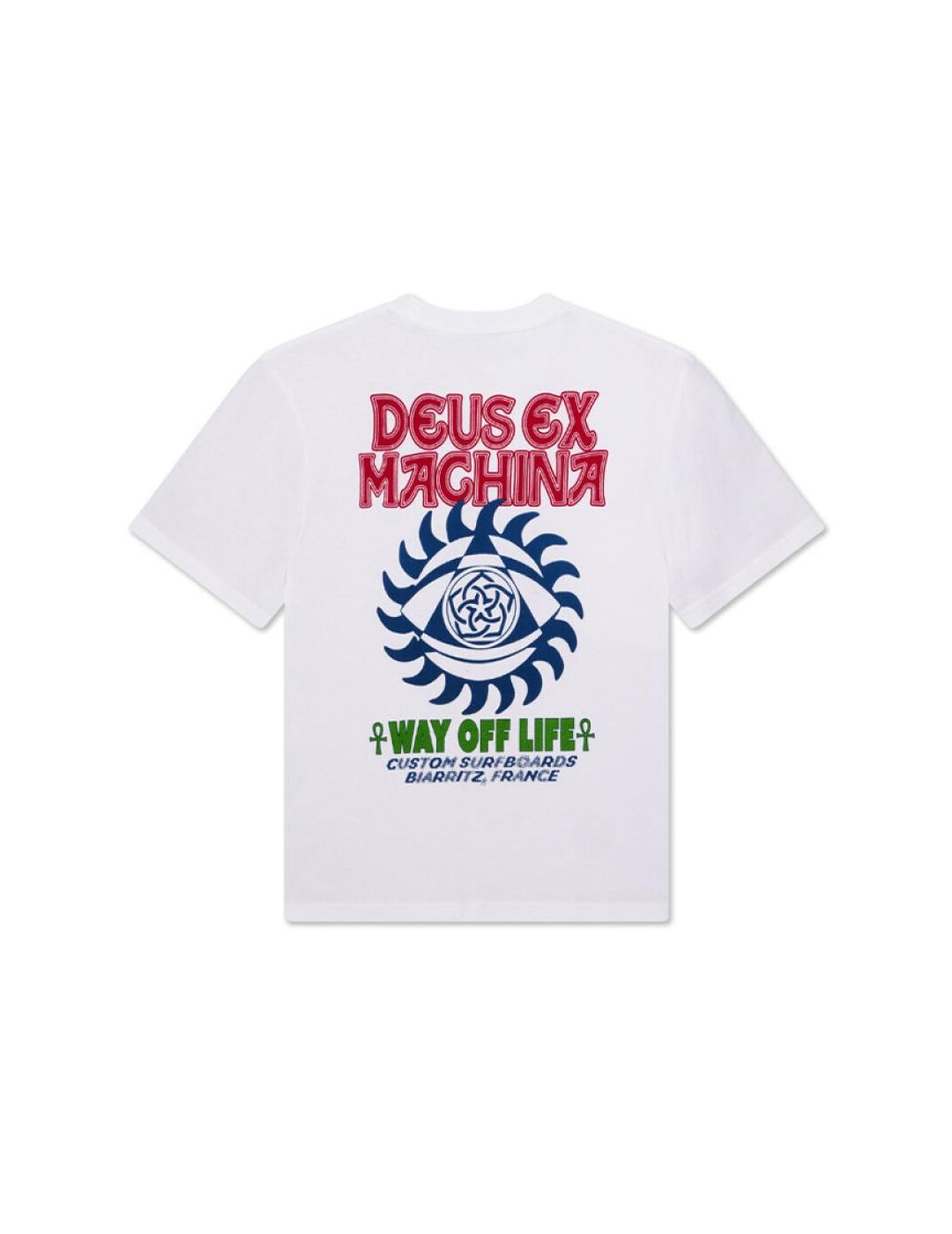 DEUS CAMISETA BLANCA CRANK