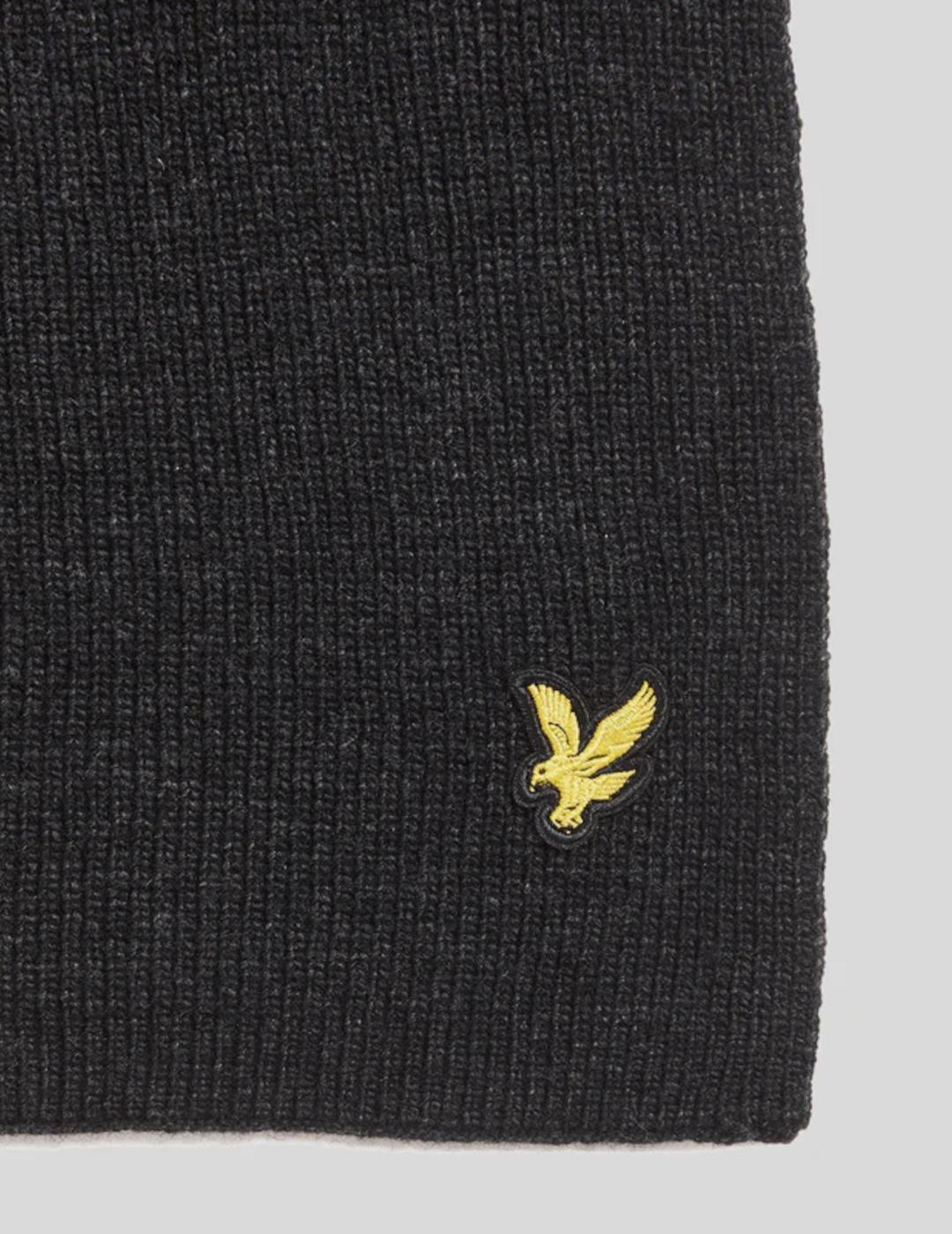 LYLE&SCOTT BUFANDA NEGRO LANA