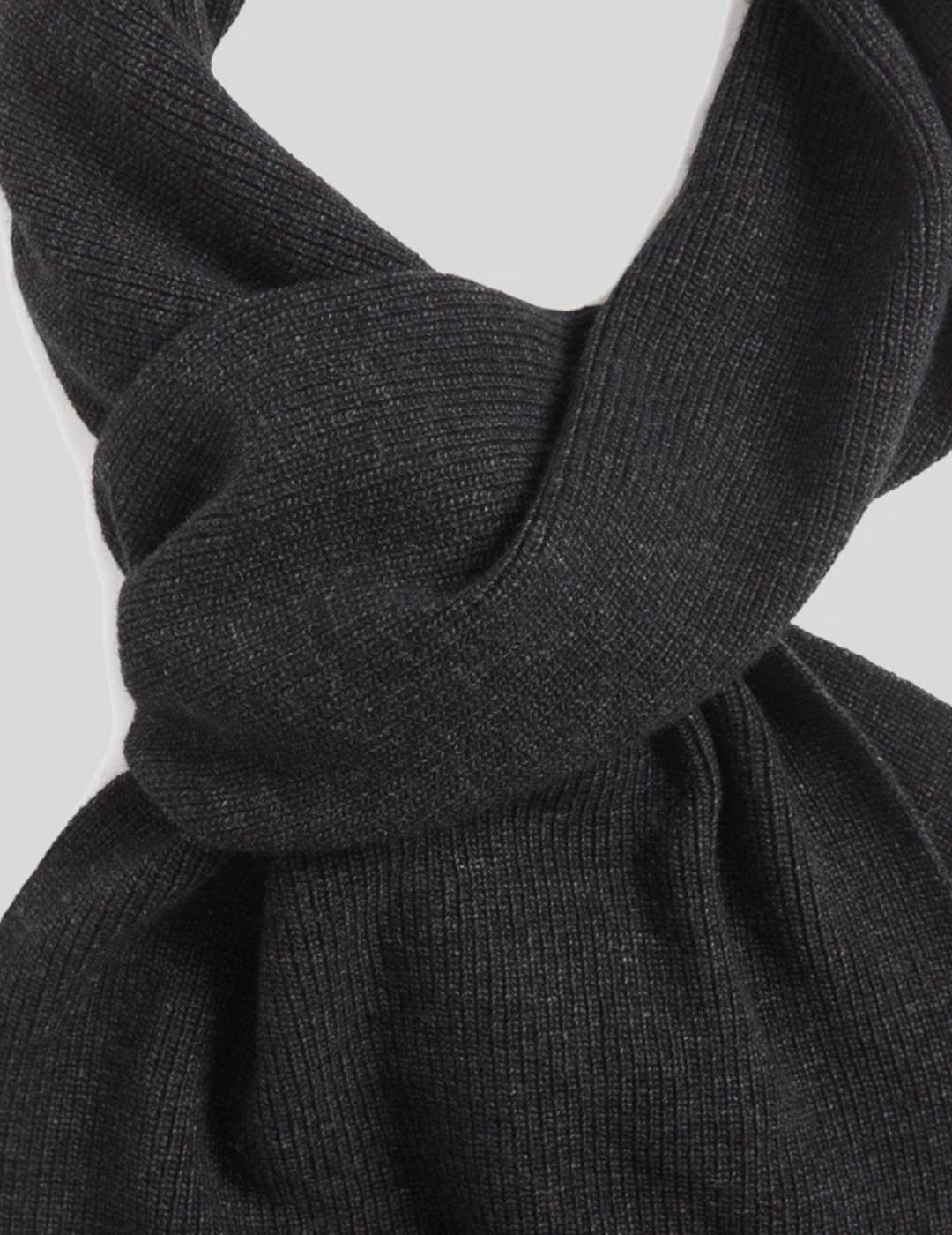 LYLE&SCOTT BUFANDA NEGRO LANA