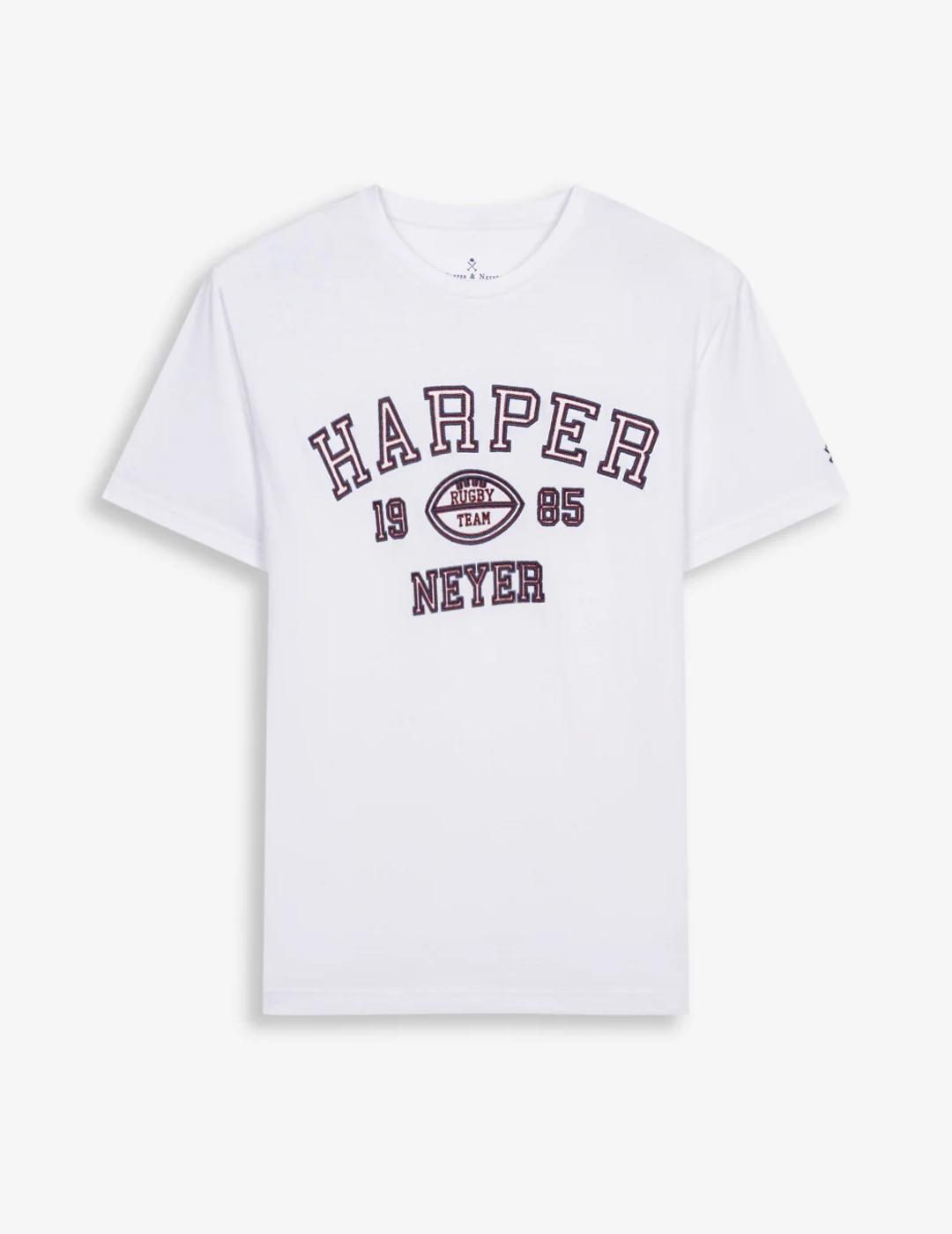 HARPER CAMISETA BLANCA RUGBY