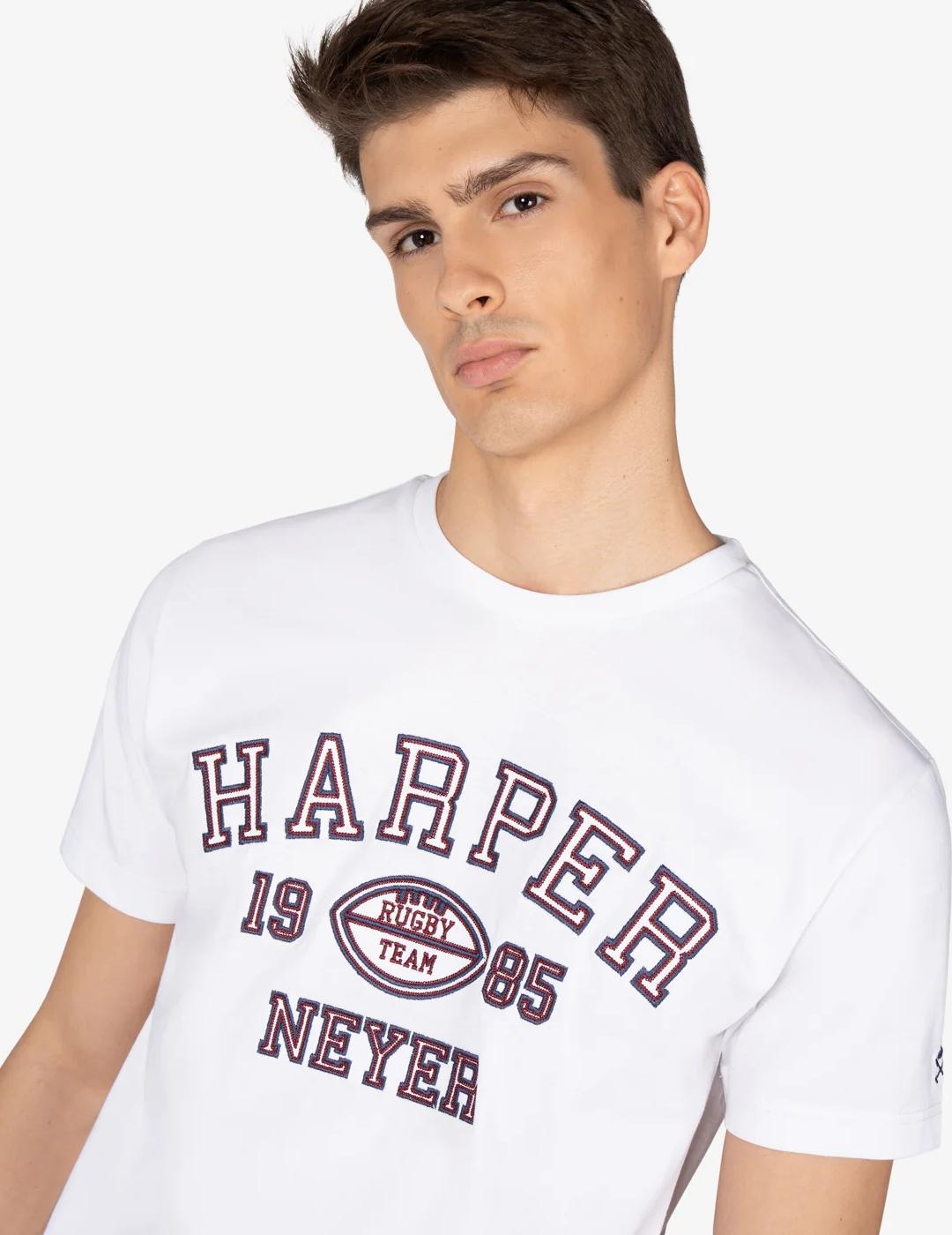 HARPER CAMISETA BLANCA RUGBY