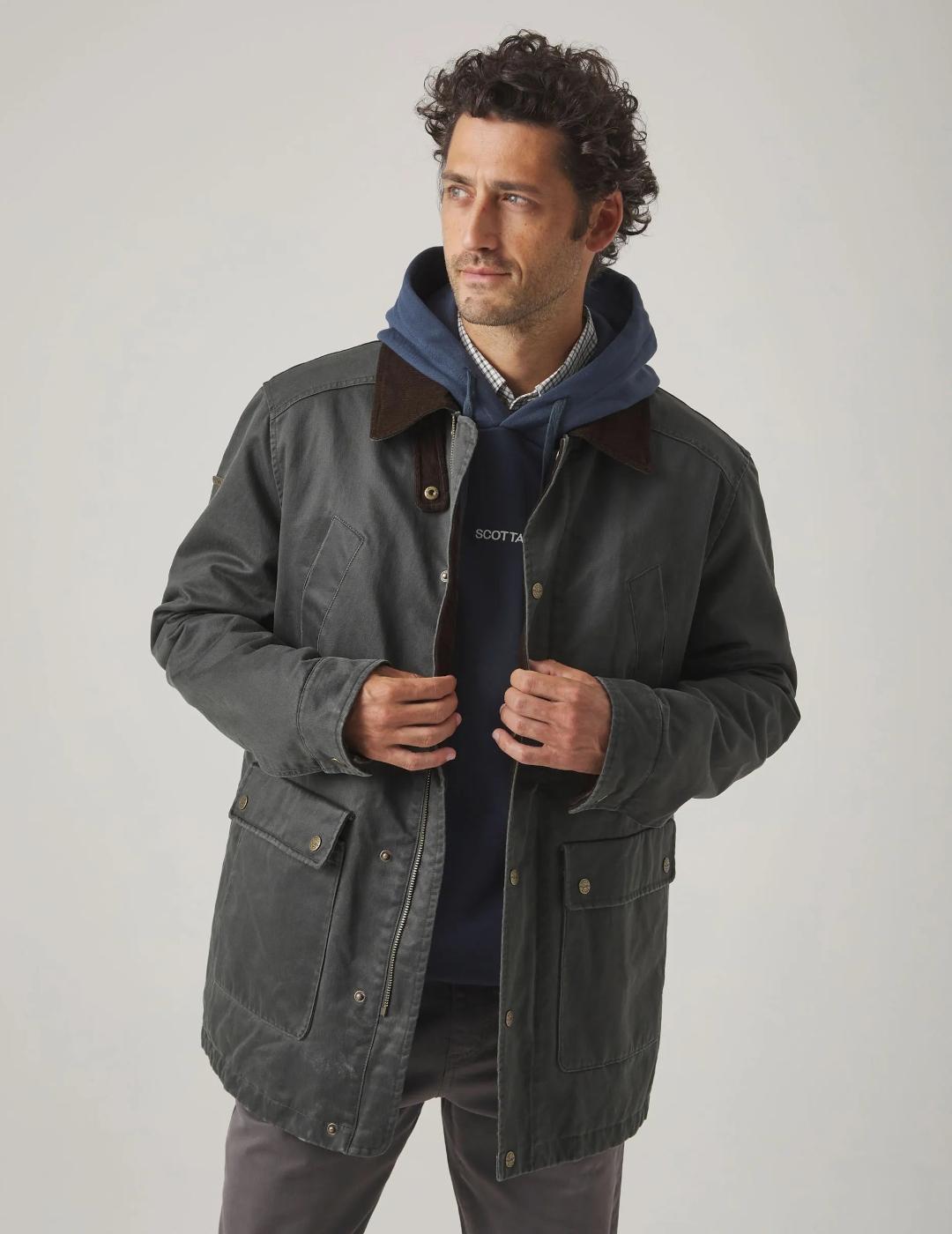 SCOTTA PARKA VERDE OSCURO BRITISH