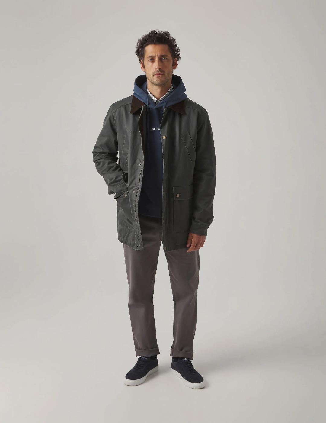 SCOTTA PARKA VERDE OSCURO BRITISH