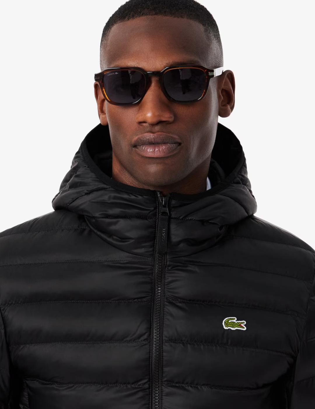LACOSTE PLUMAS NEGRO