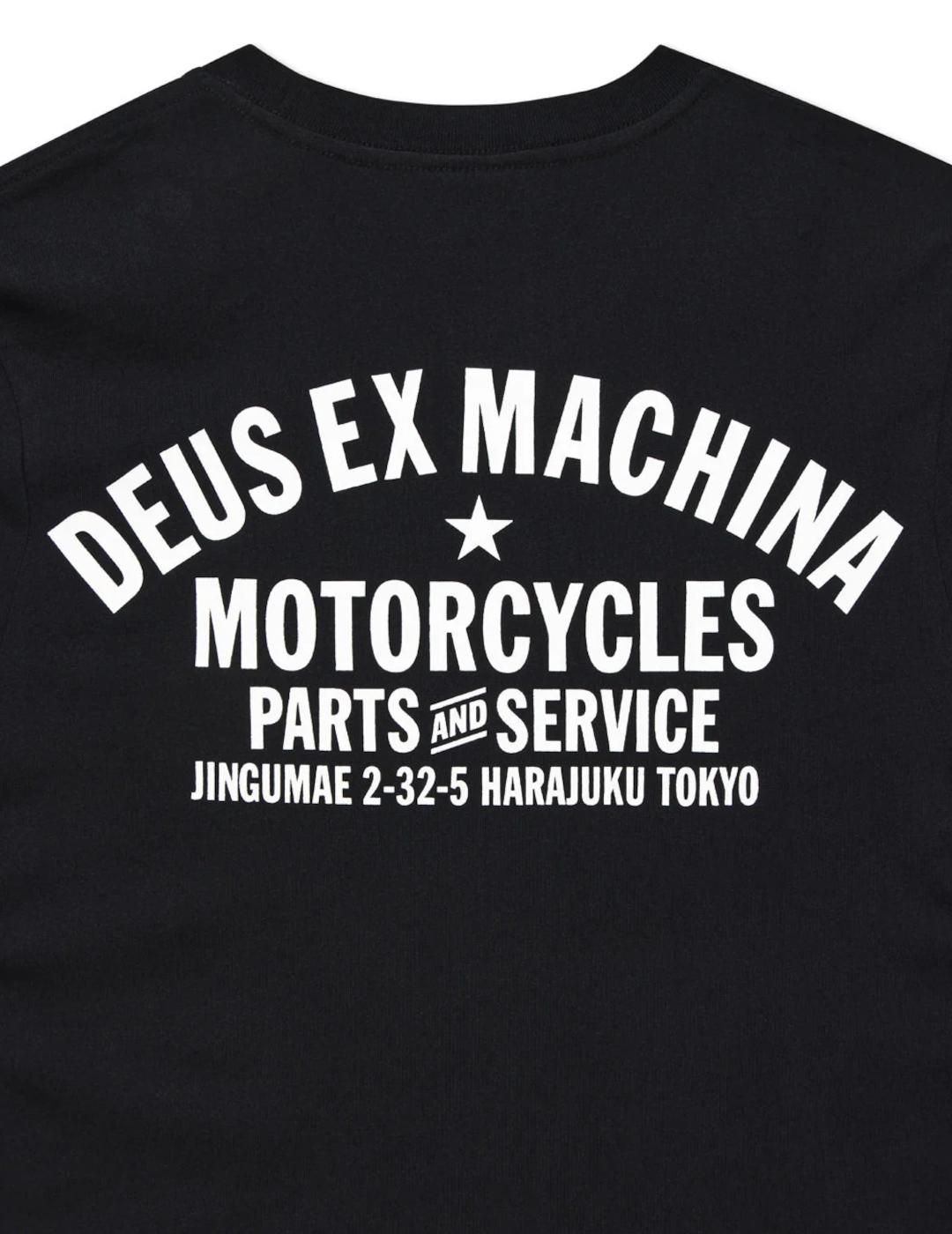 DEUS CAMISETA HARAJUKU NEGRA