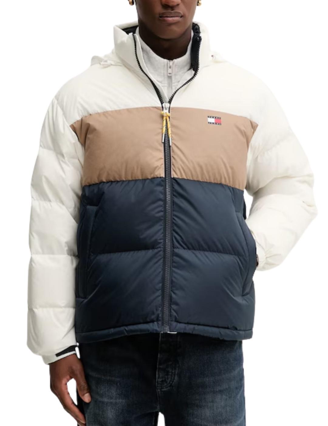 TOMMY CAZADORA ECRU MULTI ALASKA DOWN