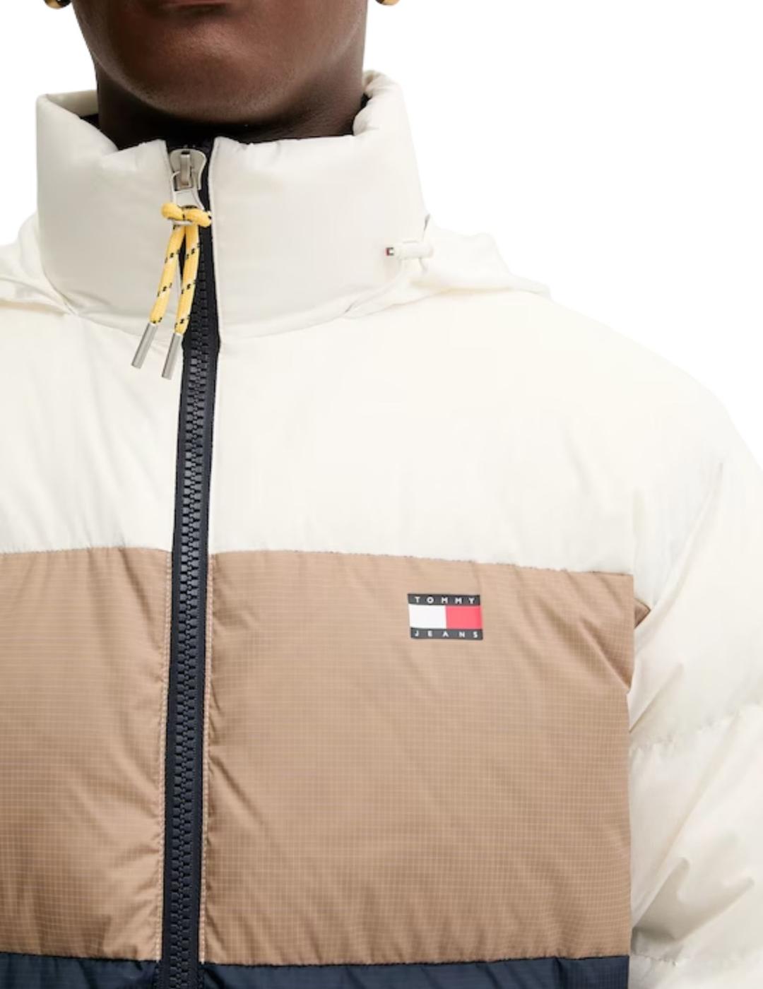 TOMMY CAZADORA ECRU MULTI ALASKA DOWN