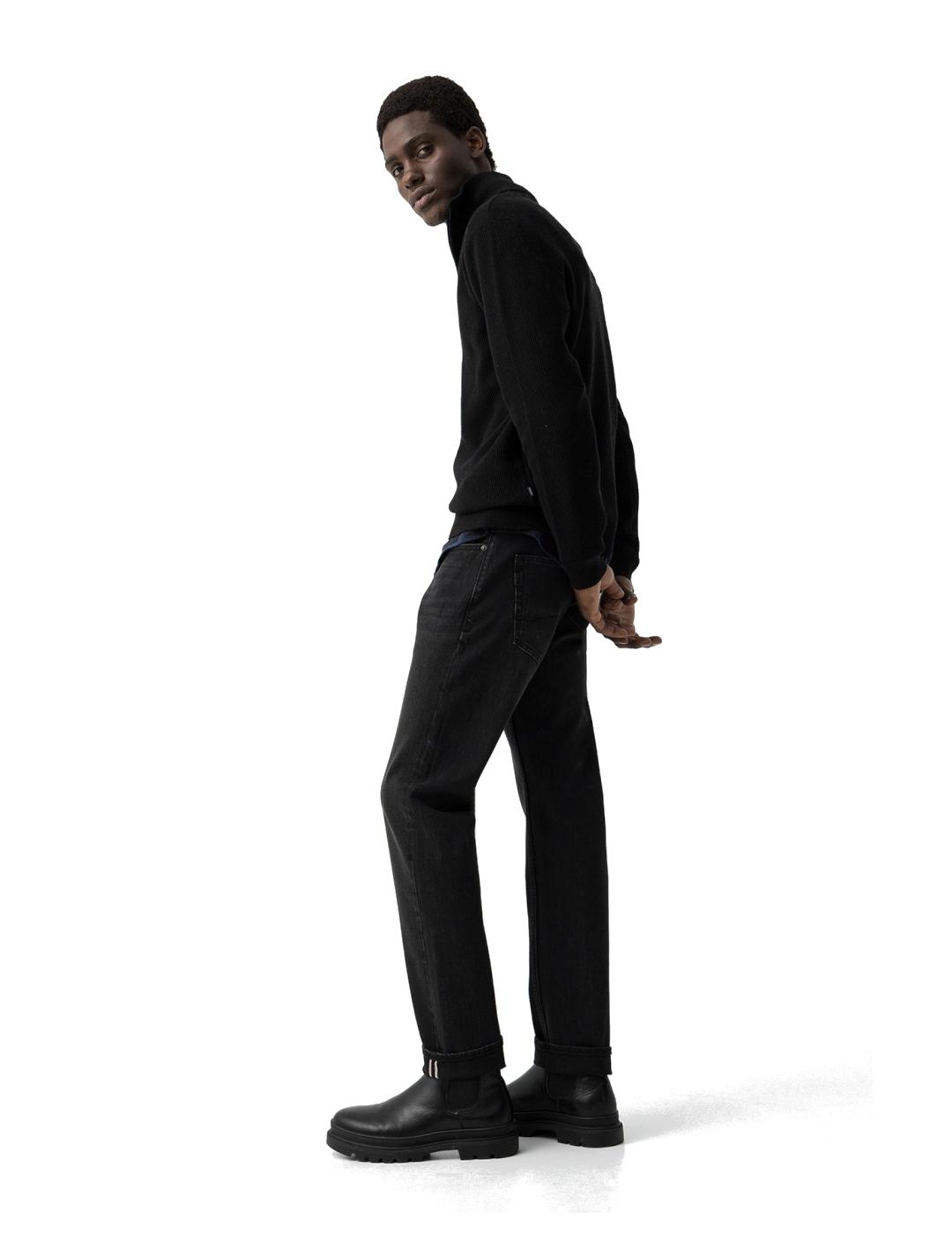 TIFFOSI JEANS NEGRO LEO 266 CONFORT