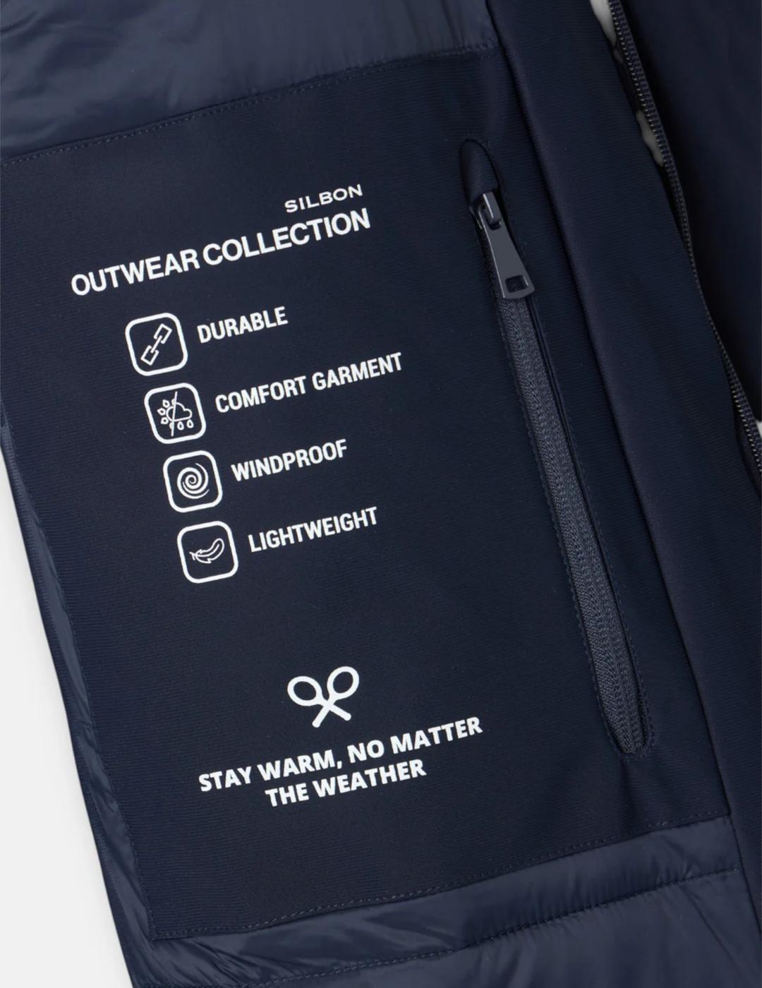 SILBON PARKA MARINO TECNICA TAILORING