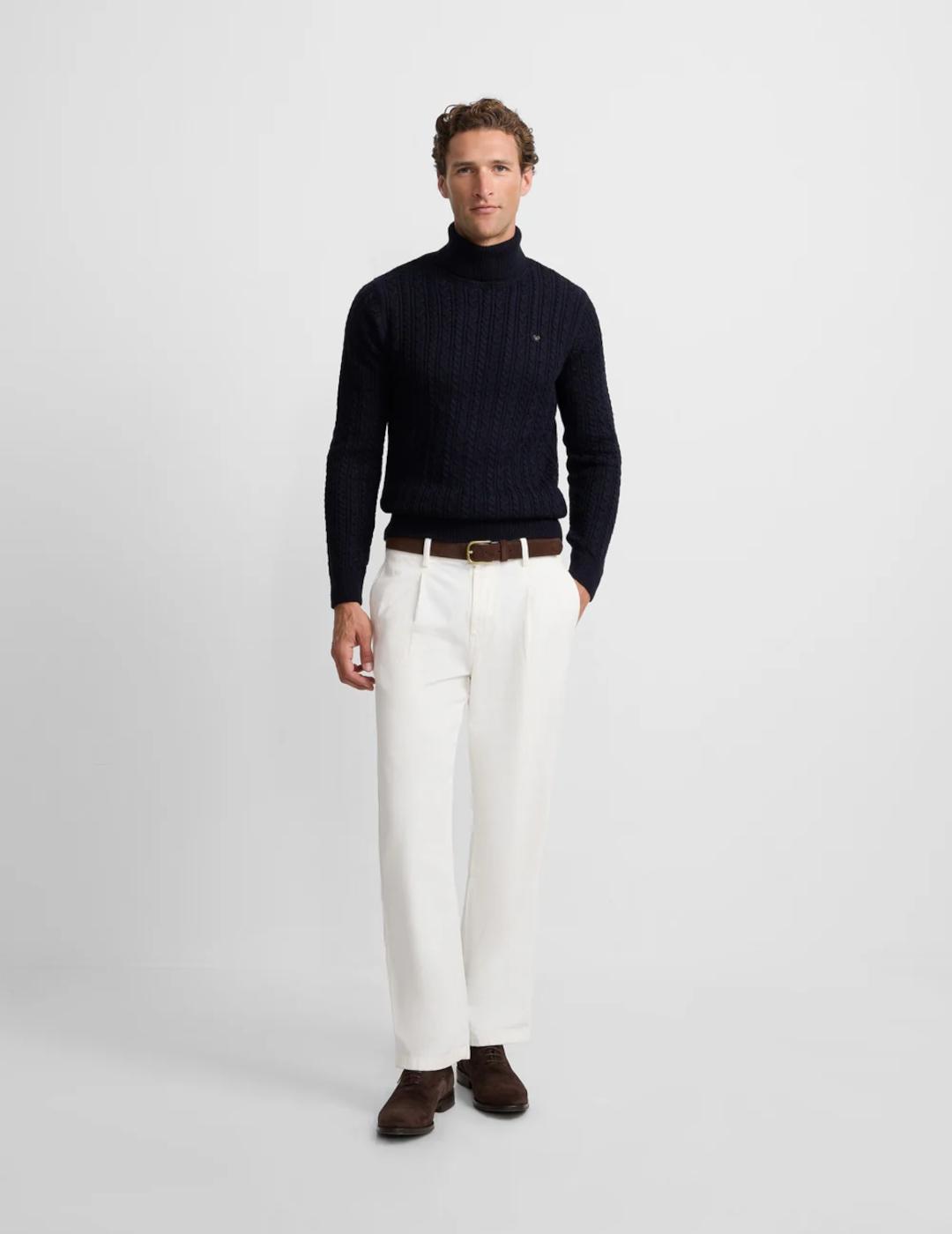 SILBON JERSEY MARINO OCHOS CUELLO