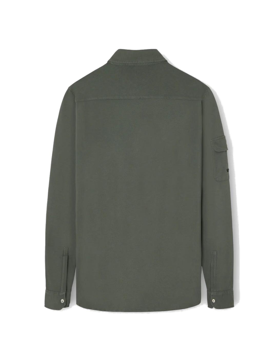SILBON POLO M/L VERDE MILITARY