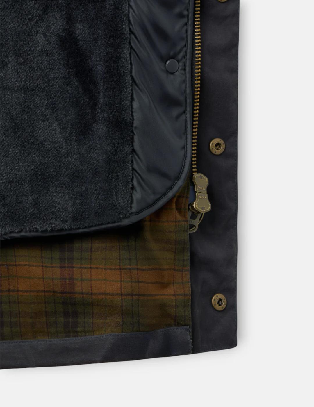 SILBON CAZADORA GRIS OSCURO ENCERADA