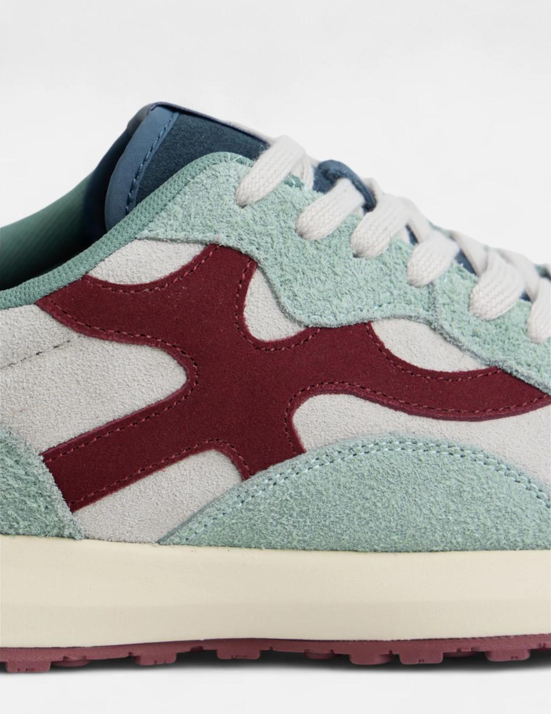 SILBON ZAPATILLAS VERDE BURDEOS RACKETS09