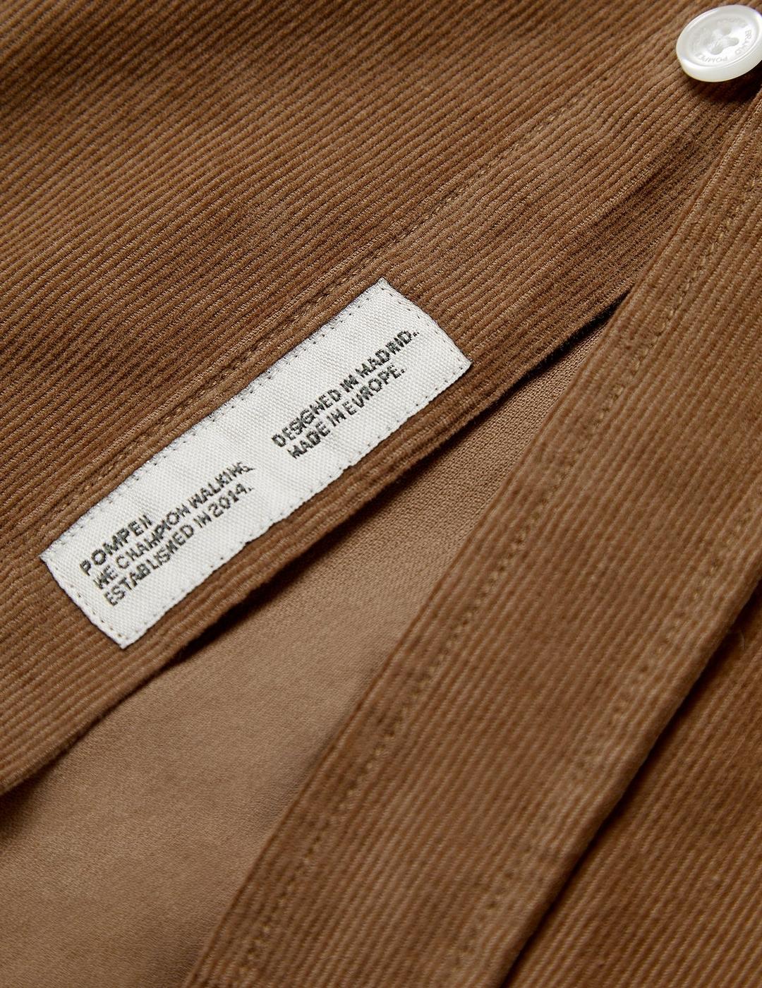 POMPEII CAMISA MARRON PANA FUDGE CORDUROY